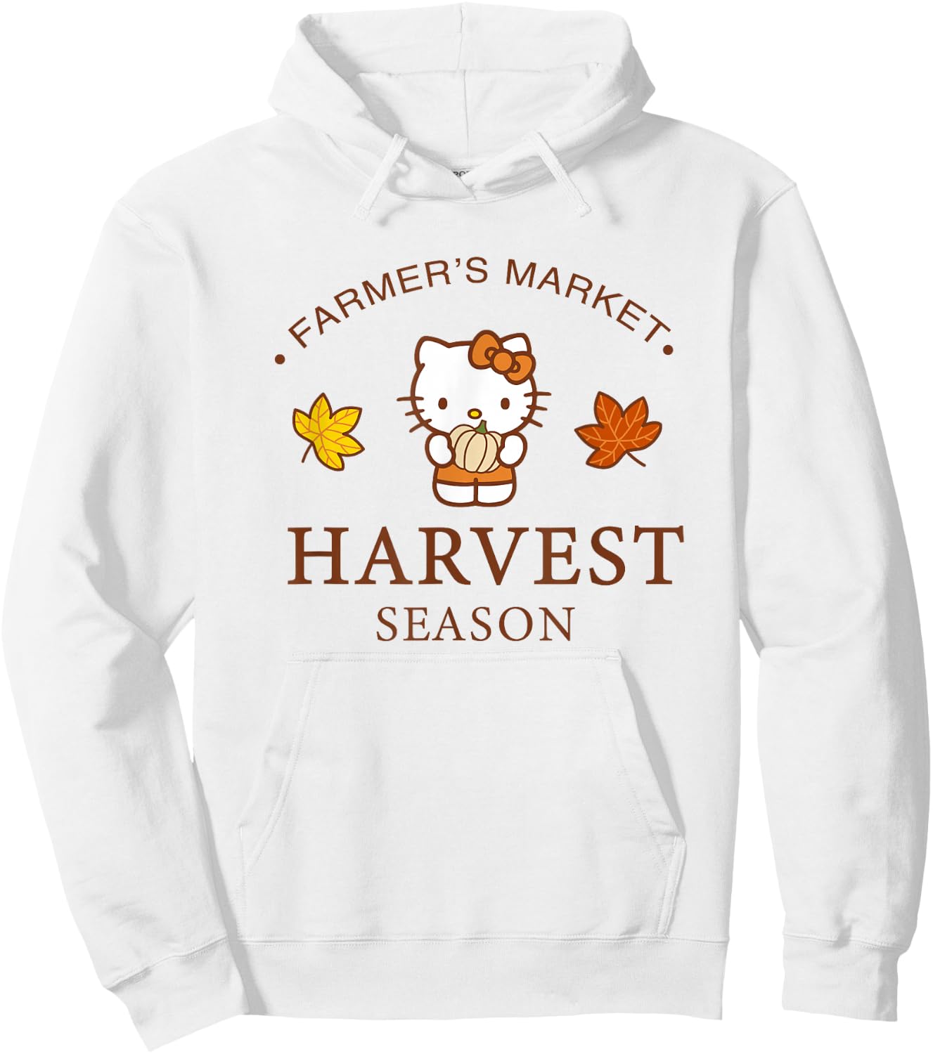 Hello Kitty Harvest Season Farmer's Market Hoodie - Hoodie | White