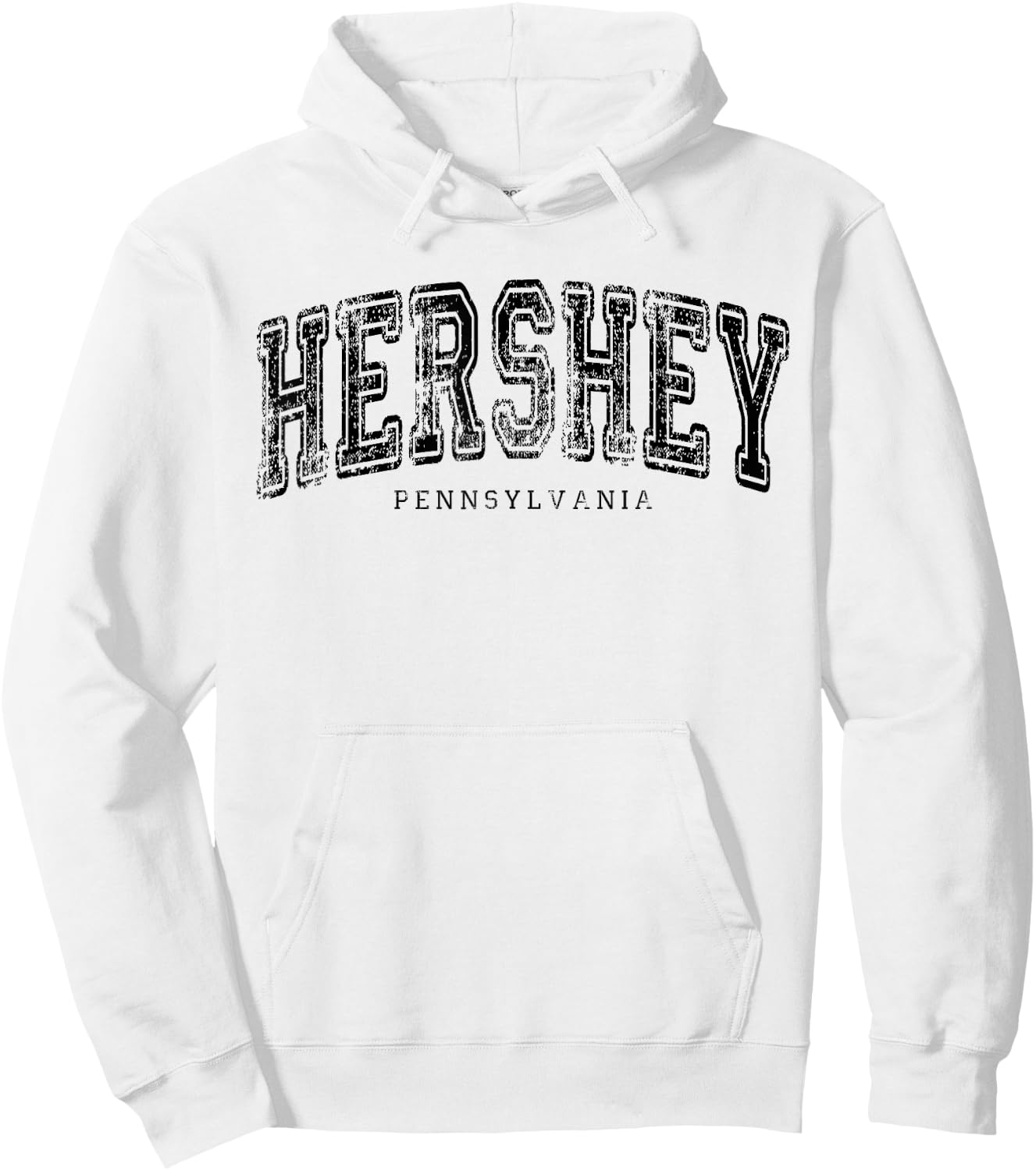 Hershey Pennsylvania Vintage Retro US City State Travel Hoodie - Hoodie | White