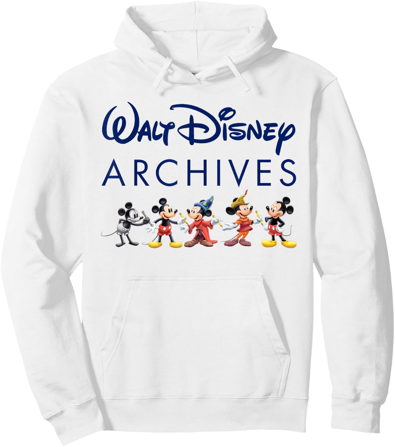 Walt Disney Archives Mickey Mouse Hoodie - Hoodie | White