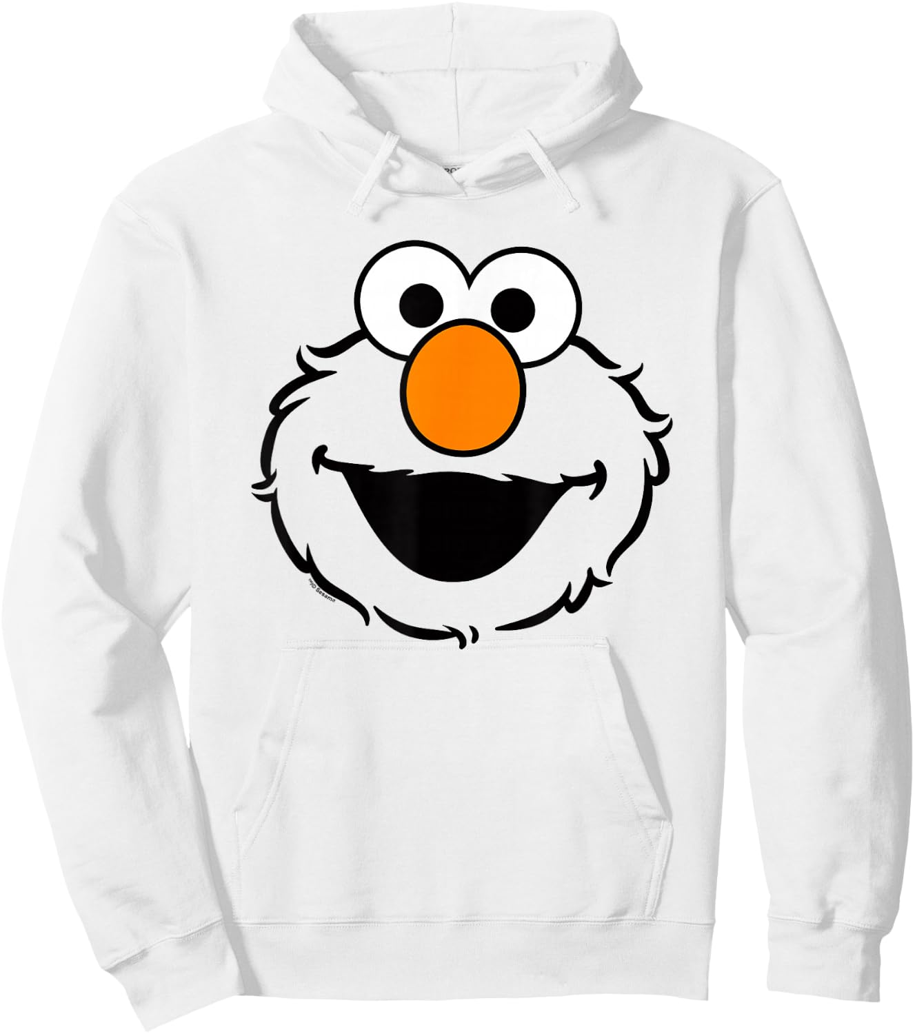 Sesame Street Elmo Full Face Halloween Costume Hoodie - Hoodie | White