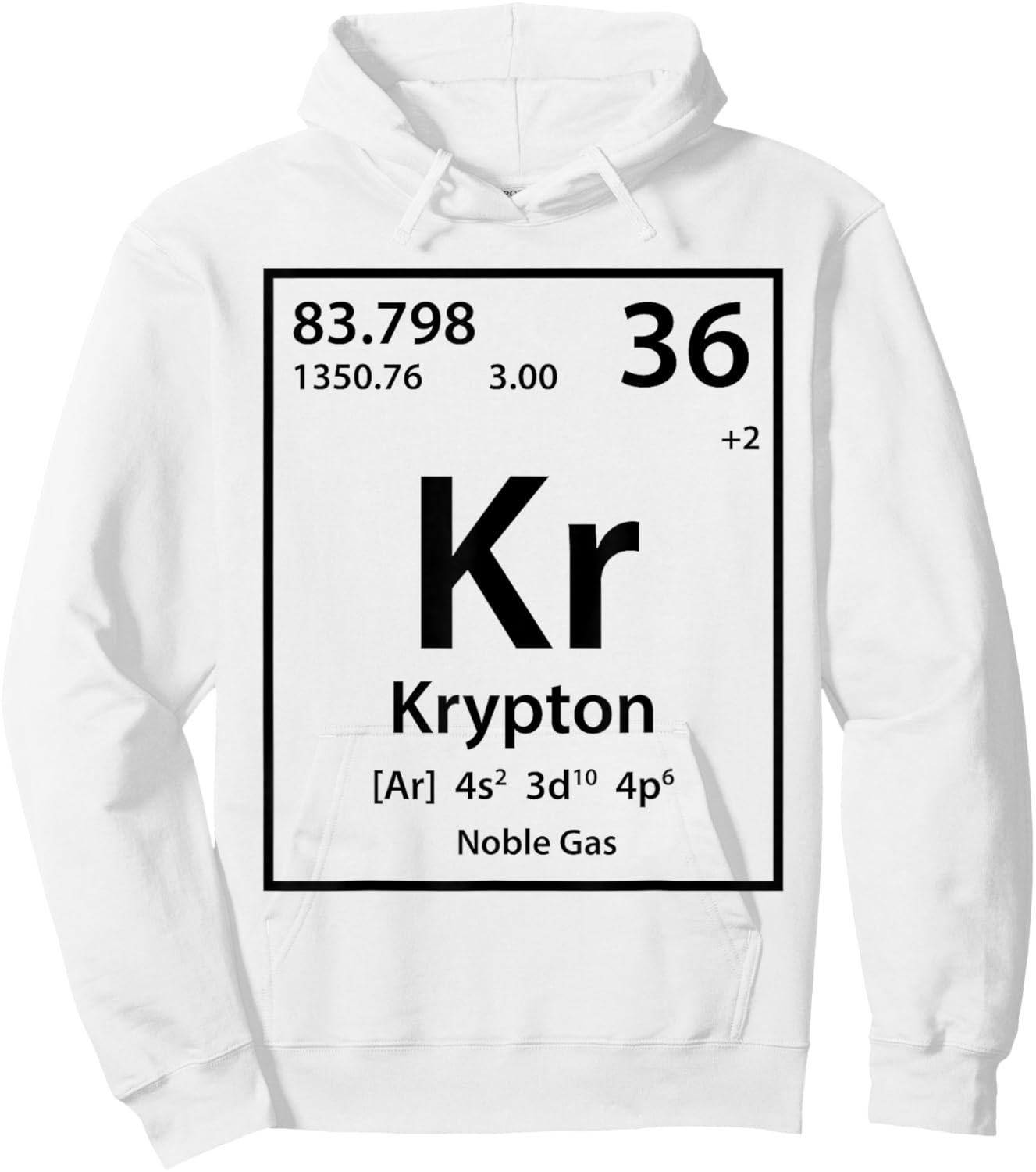 Krypton Element (black) Hoodie - Hoodie | White