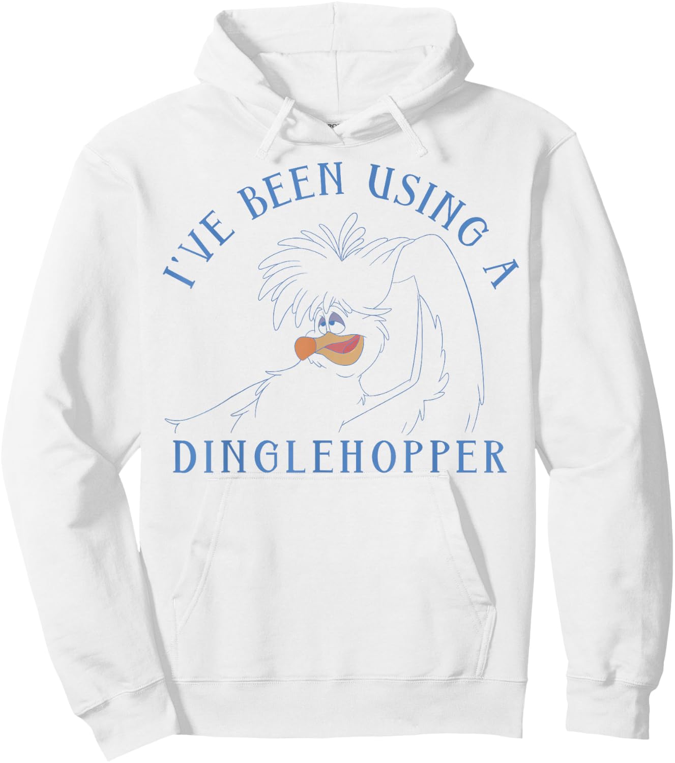 Disney The Little Mermaid Scuttle Using A Dinglehopper Hoodie - Hoodie | White