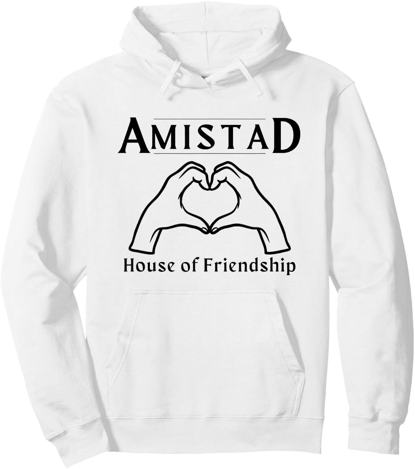 AMISTAD House of Friendship, RCA Friendly School Spirit AMI Hoodie - Hoodie | White
