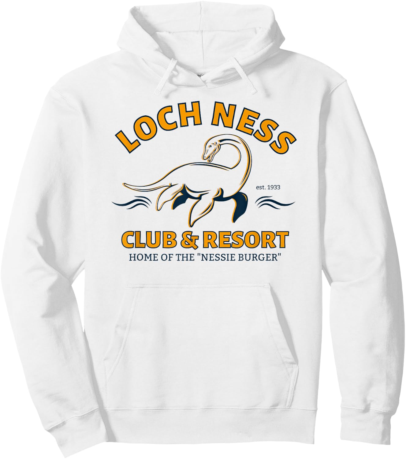 Loch Ness Monster, Club & Resort, Scotland Legends Hoodie - Hoodie | White