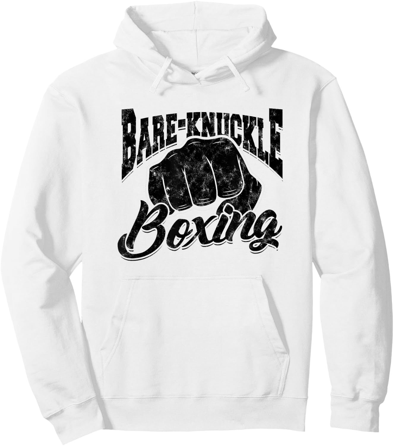 Bare-knuckle boxing - Sport and fitness boxing Hoodie - Hoodie | White