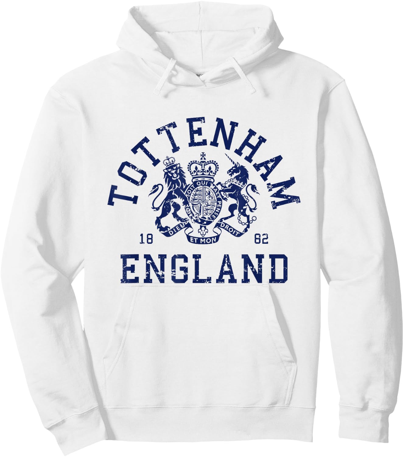 Tottenham, City of North London, England UK Hoodie - Hoodie | White