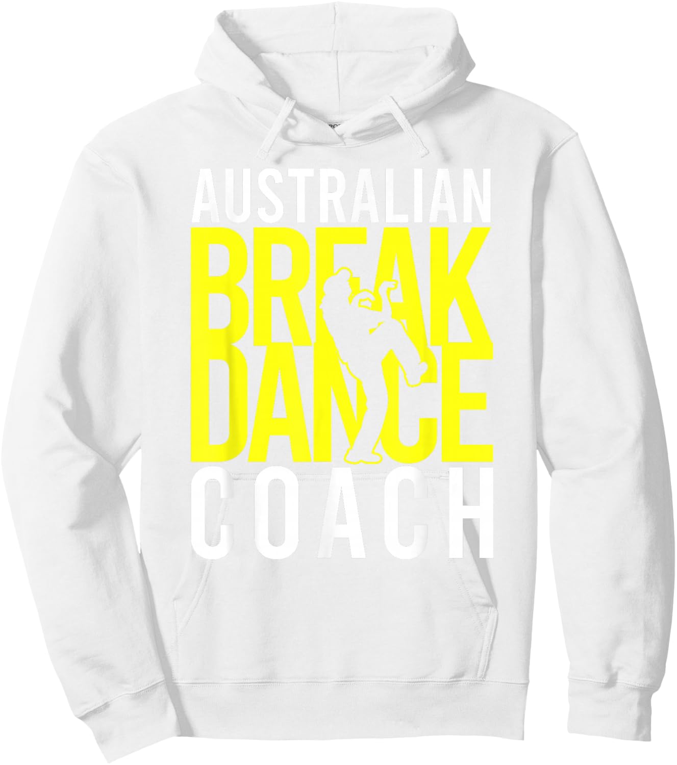 Australian Breakdance Coach Costume Break Dancer Matching Hoodie - Hoodie | White