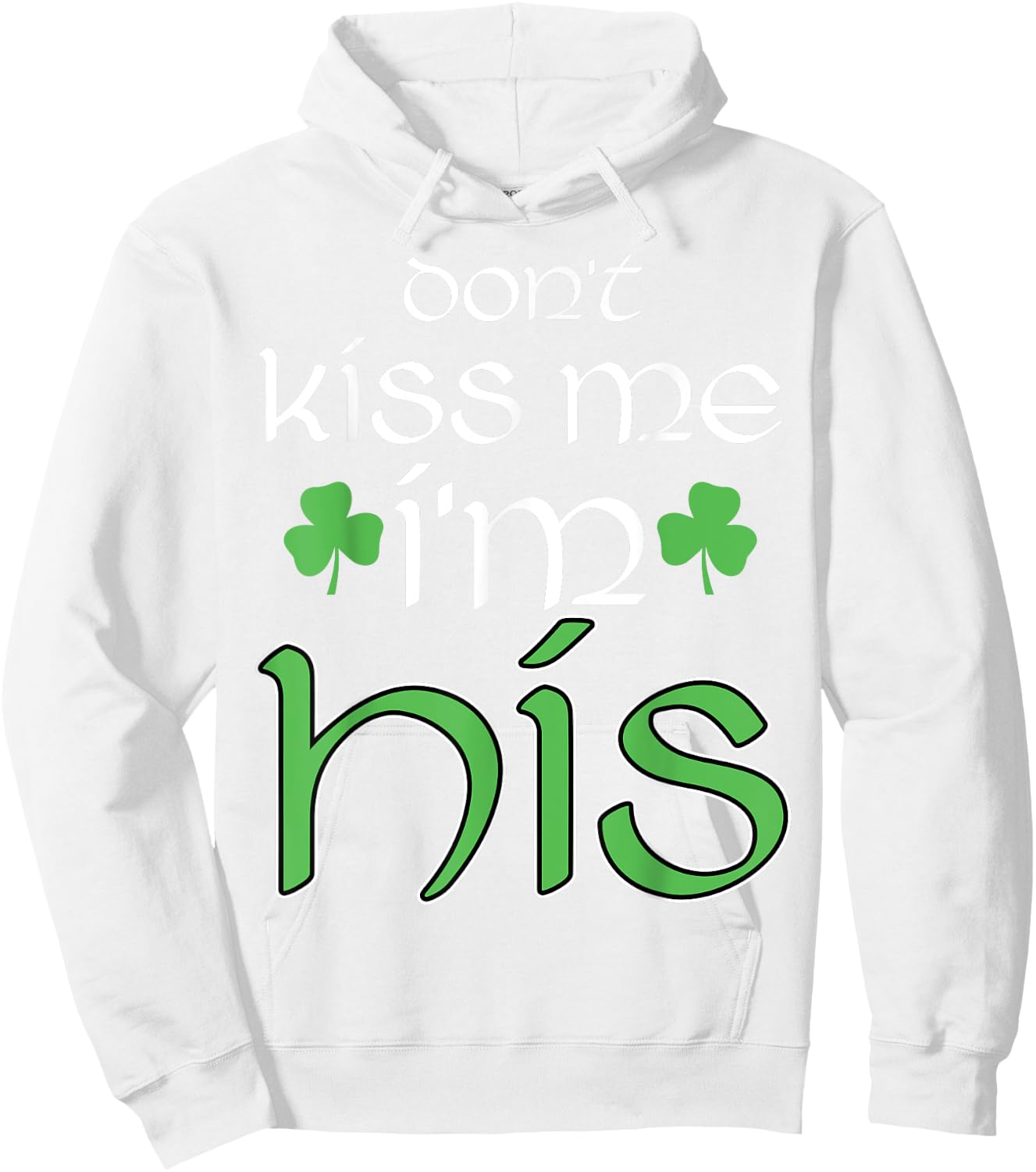 St Patricks Day Couple Matching His Hers Set 1 Hoodie - Hoodie | White