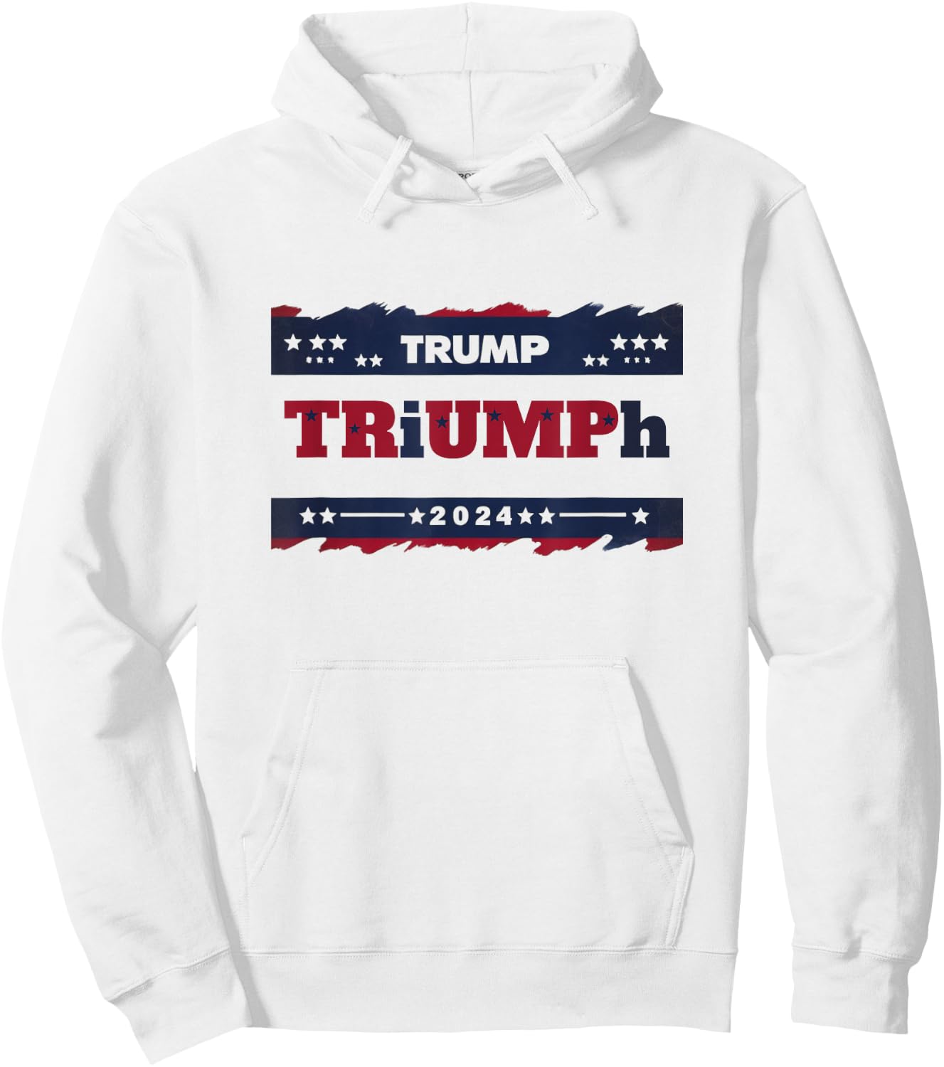 TRiUMPh 2024 Patriotic Shirt - Trump Hoodie - Hoodie | White