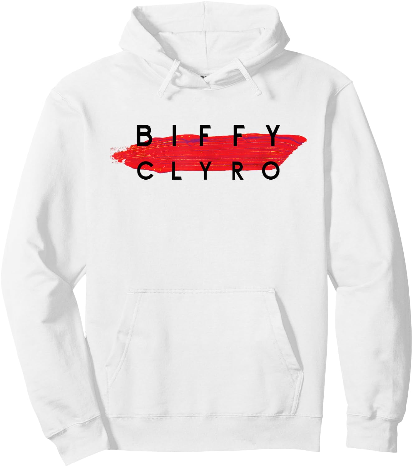 Biffy Clyro Brush Logo Hoodie - Hoodie | White