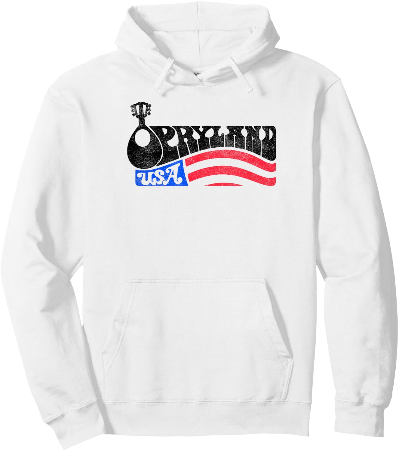 Opryland USA Nashville TN Retro 80s Country Music Theme Park Hoodie - Hoodie | White
