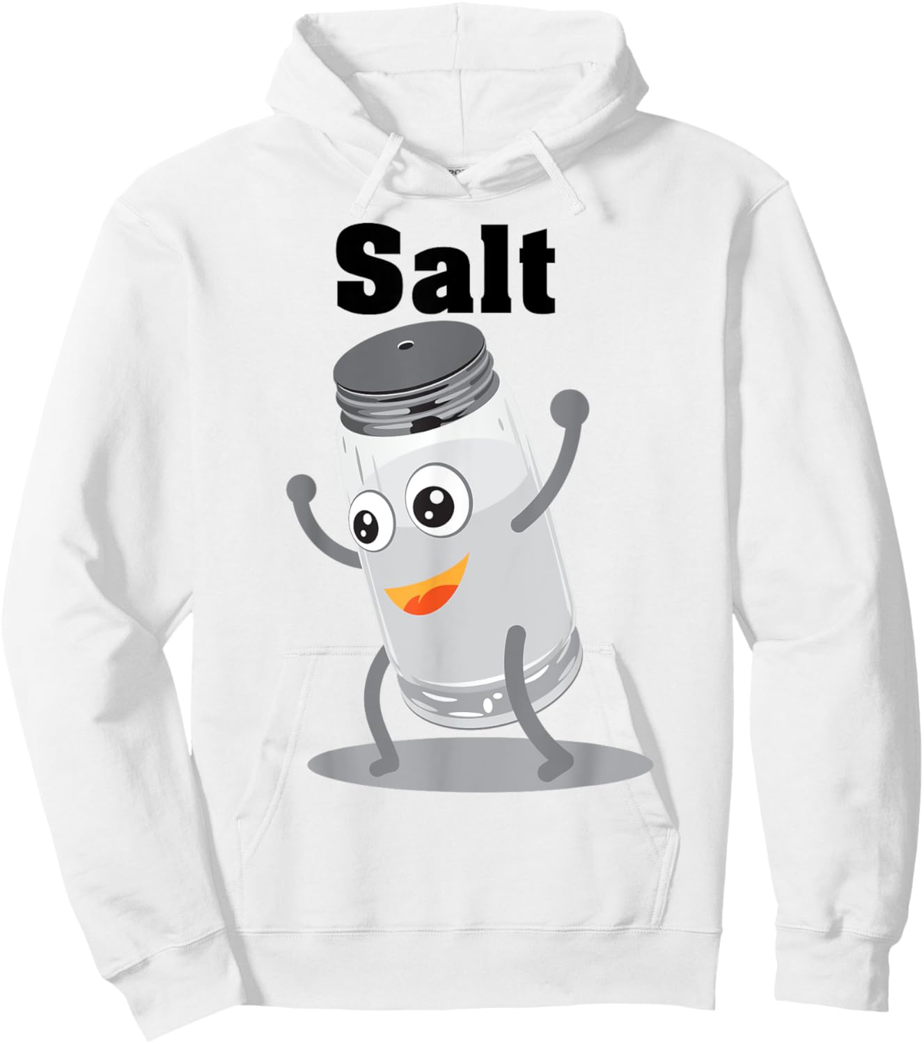 Salt Shirt | Funny Power Matching Salt and Pepper Gift Hoodie - Hoodie | White