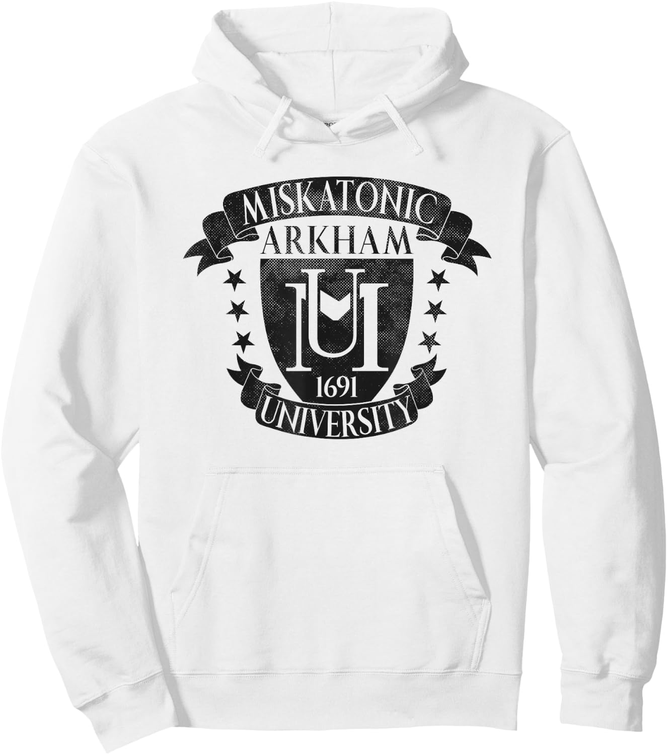 Miskatonic University Arkam 1691, Cthulhu Hoodie - Hoodie | White