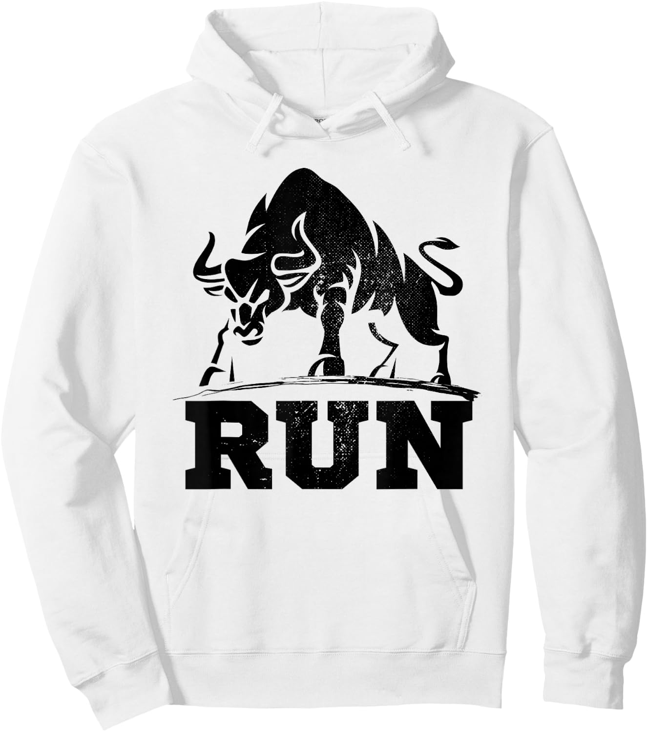 Raging Bulls Running of Bull Bullfight Cowboys Lover Animal Hoodie - Hoodie | White