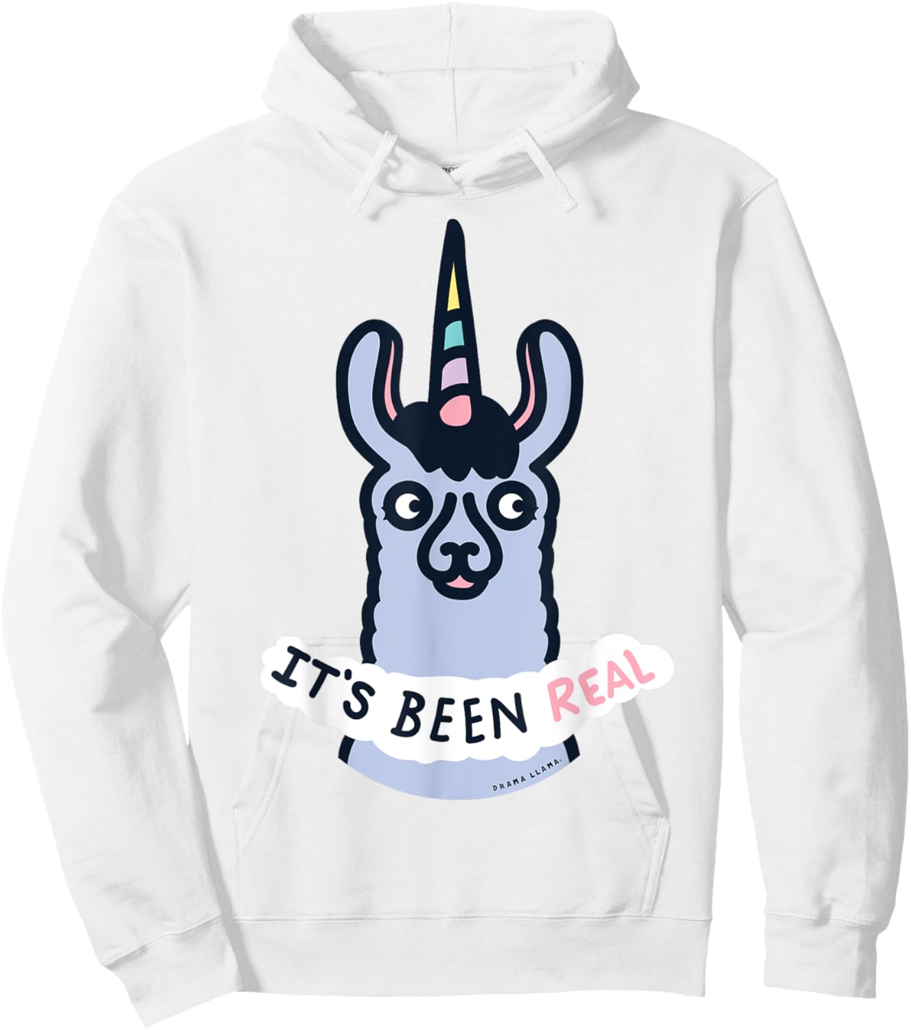It's Been Real Llamacorn Unicorn Last Day of Work Shirt Hoodie - Hoodie | White