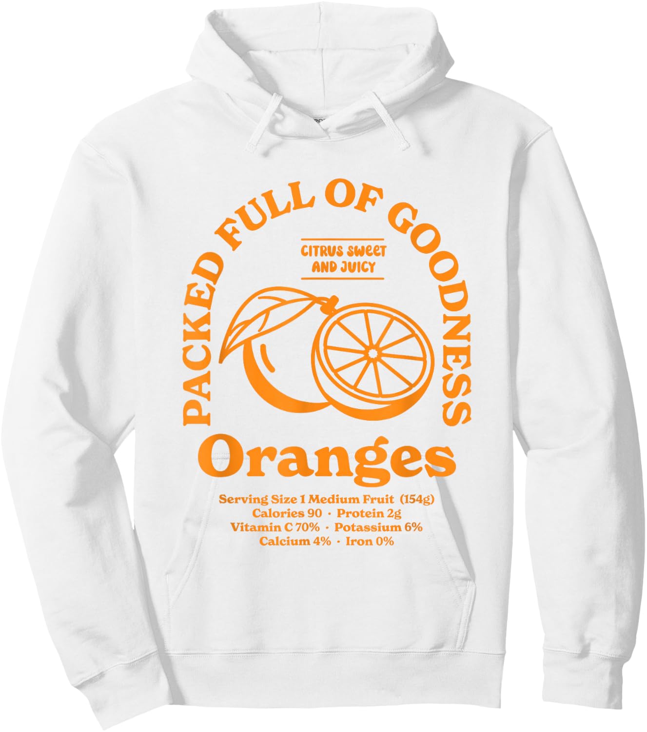 Oranges Hoodie - Hoodie | White