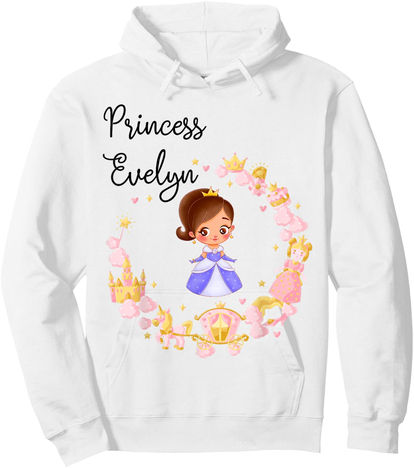 Princess Evelyn Hoodie - Hoodie | White