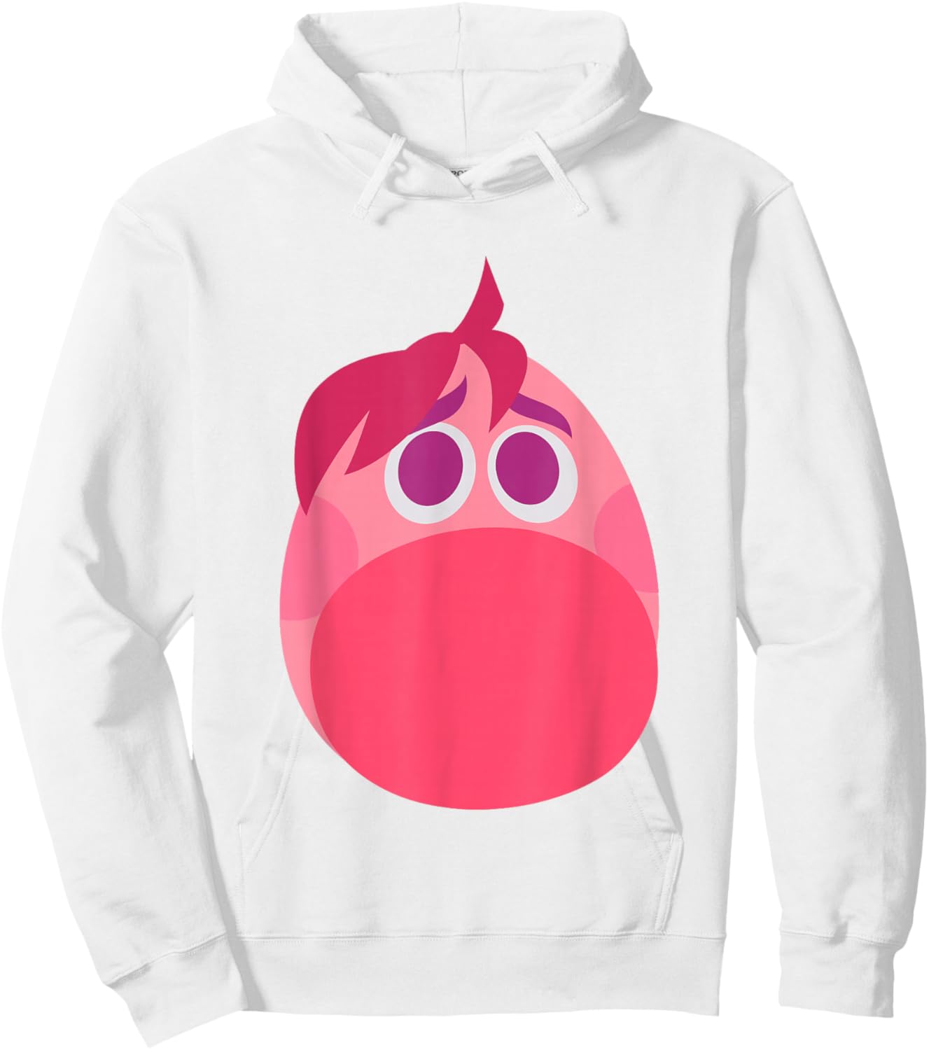 Disney Pixar Inside Out 2 Embarrassment Big Head Logo Hoodie - Hoodie | White
