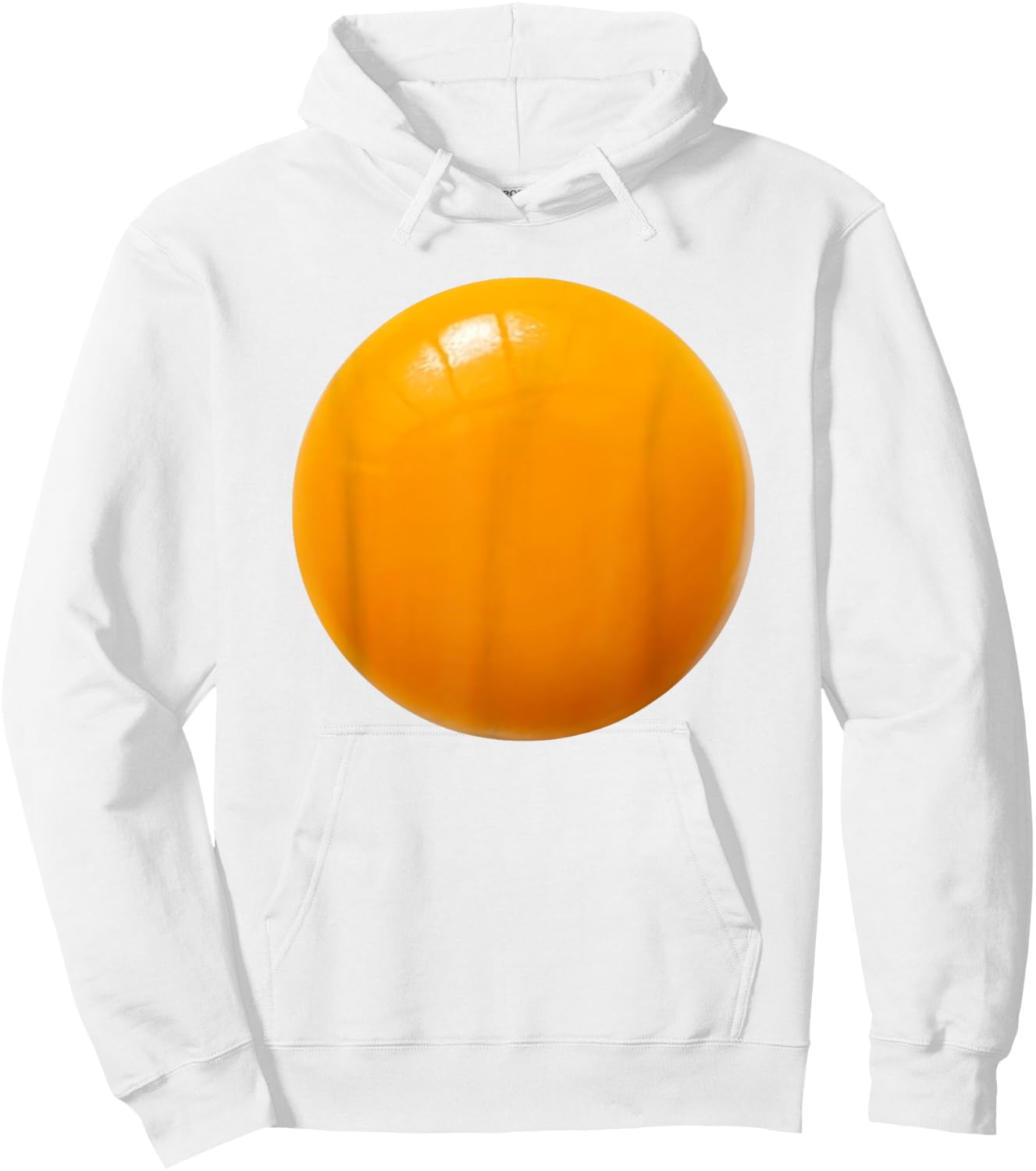 Deviled egg yolk easy lazy DIY costume for halloween party Hoodie - Hoodie | White