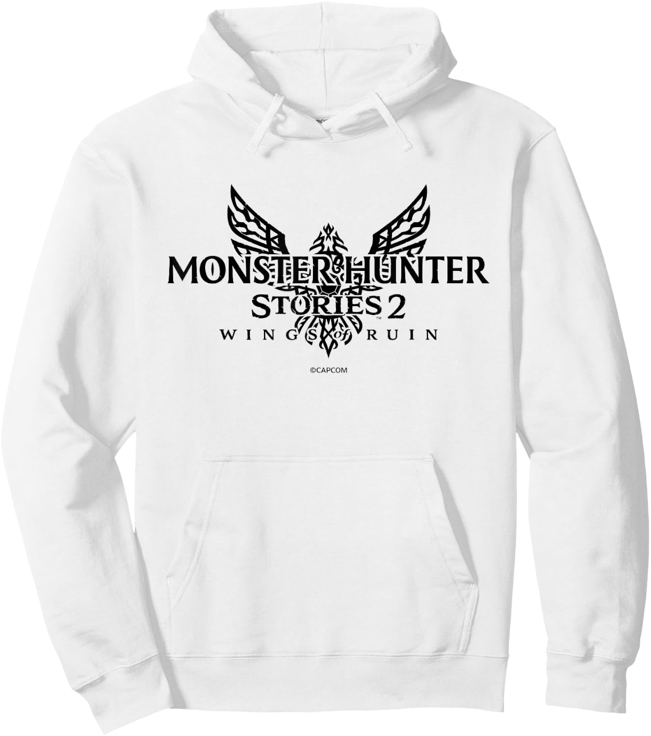 MONSTER HUNTER STORIES 2: WINGS OF RUIN Logo (B) Hoodie - Hoodie | White