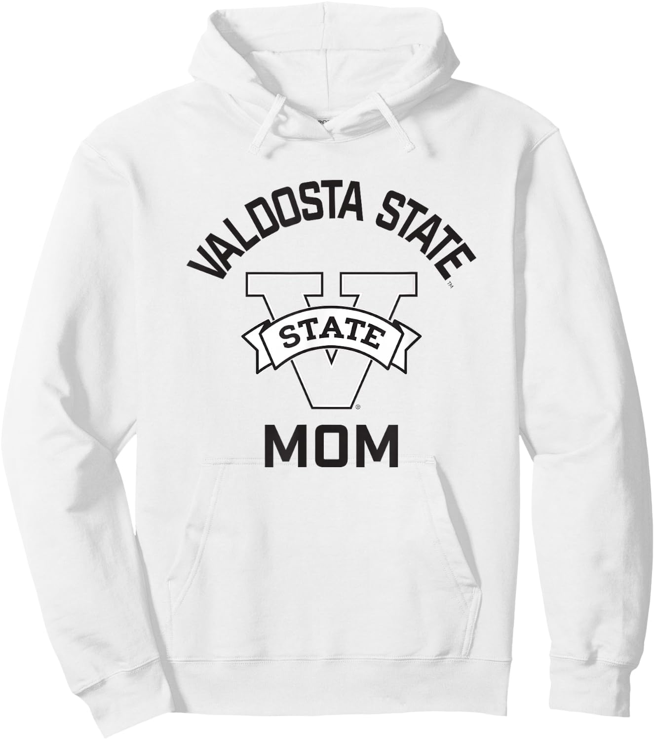 Valdosta State University Blazers Arched Mom Hoodie - Hoodie | White