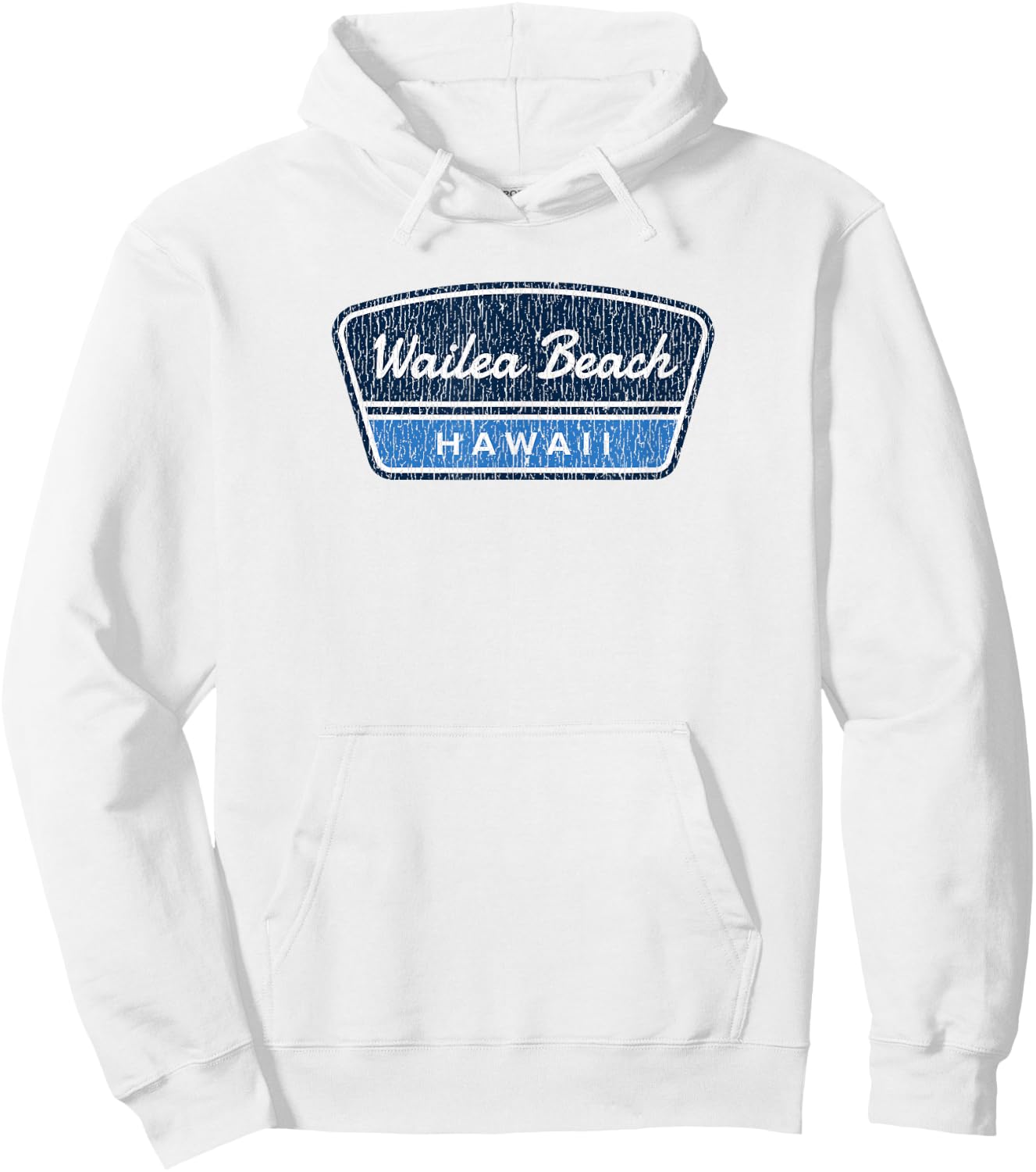Retro Wailea Beach Hawaii Maui Vintage Souvenir Hoodie - Hoodie | White