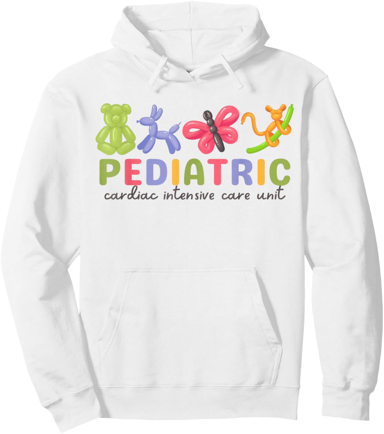 PCICU Nurse Pediatric Cardiac Intensive Care Unit Peds CVICU Hoodie - Hoodie | White