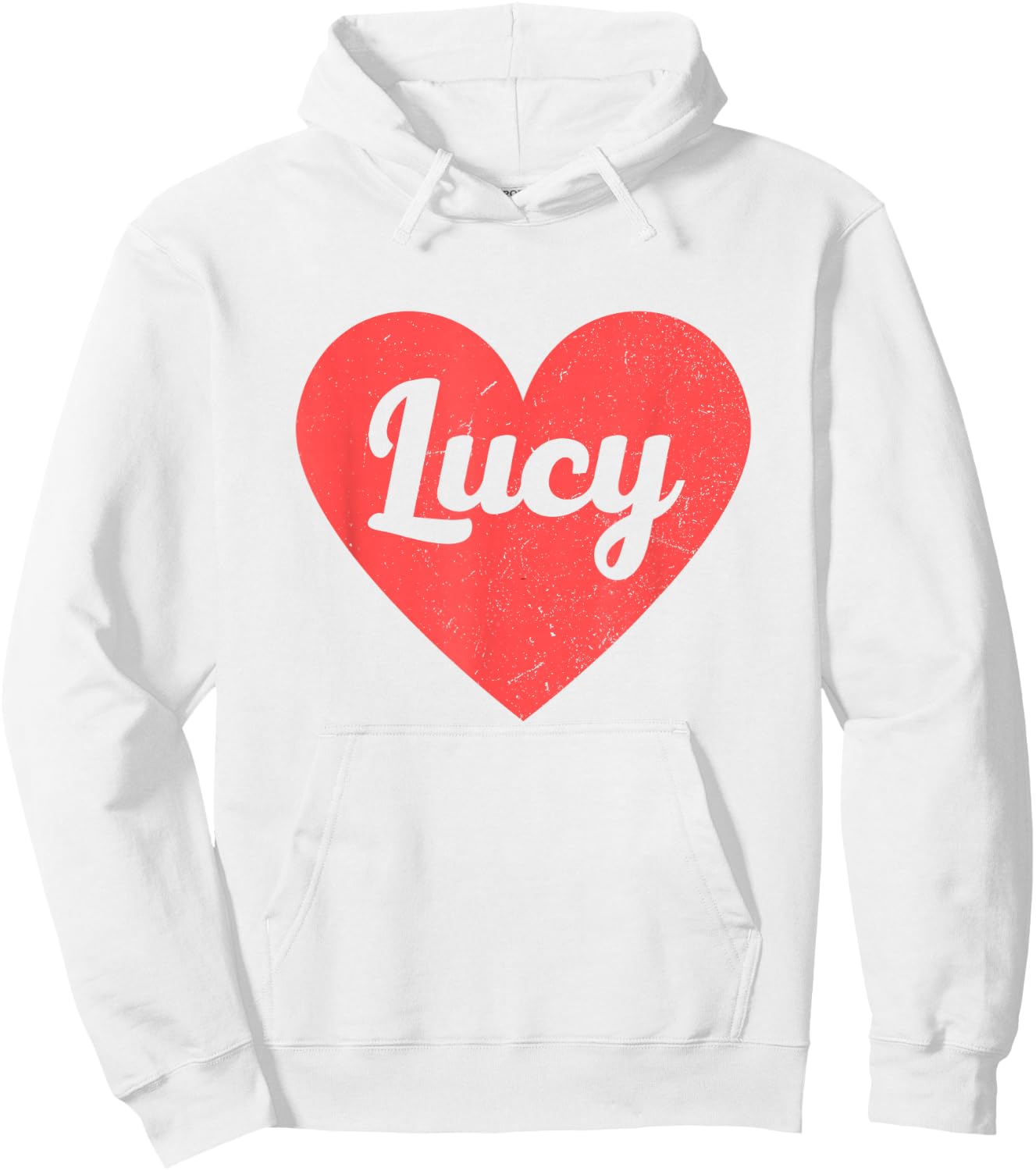 I Heart Lucy - First Names and Hearts, Best Lucy Hoodie - Hoodie | White