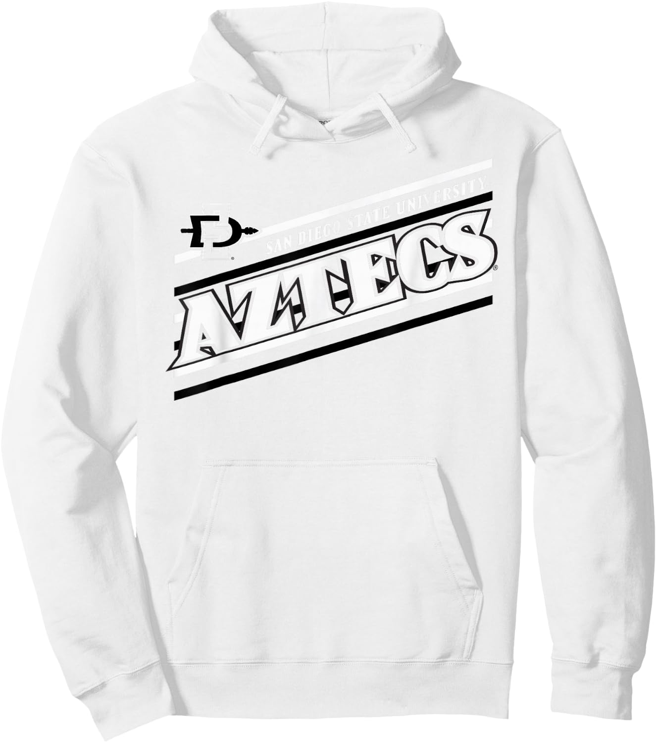 San Diego State Aztecs Retro Performer Red Hoodie - Hoodie | White
