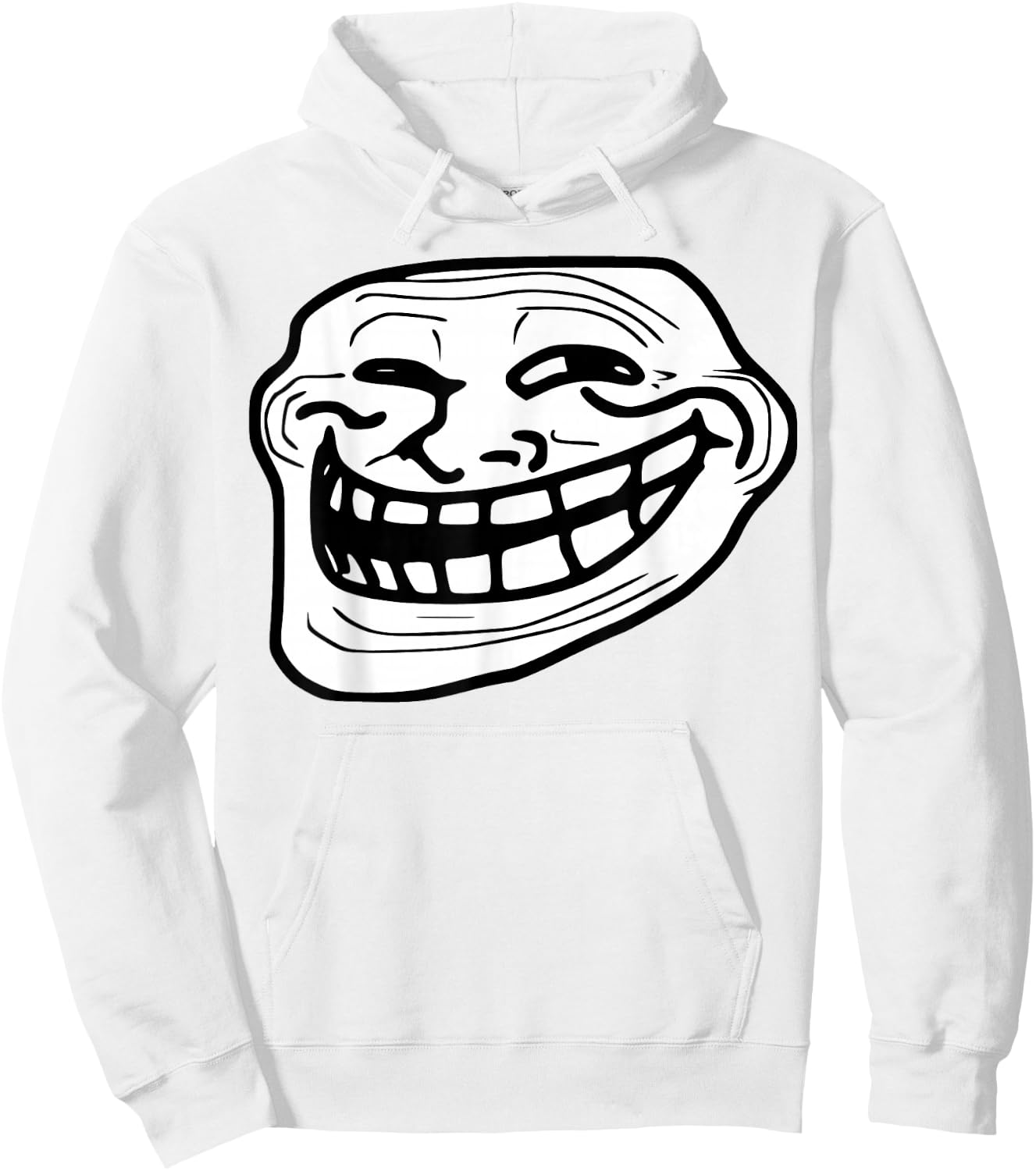 Troll Face Meme Funny Dank Meme Troll Face Hoodie - Hoodie | White