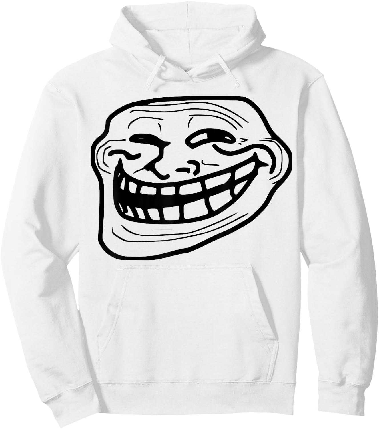 Troll Face Meme Funny Dank Meme Troll Face Hoodie - Hoodie | White