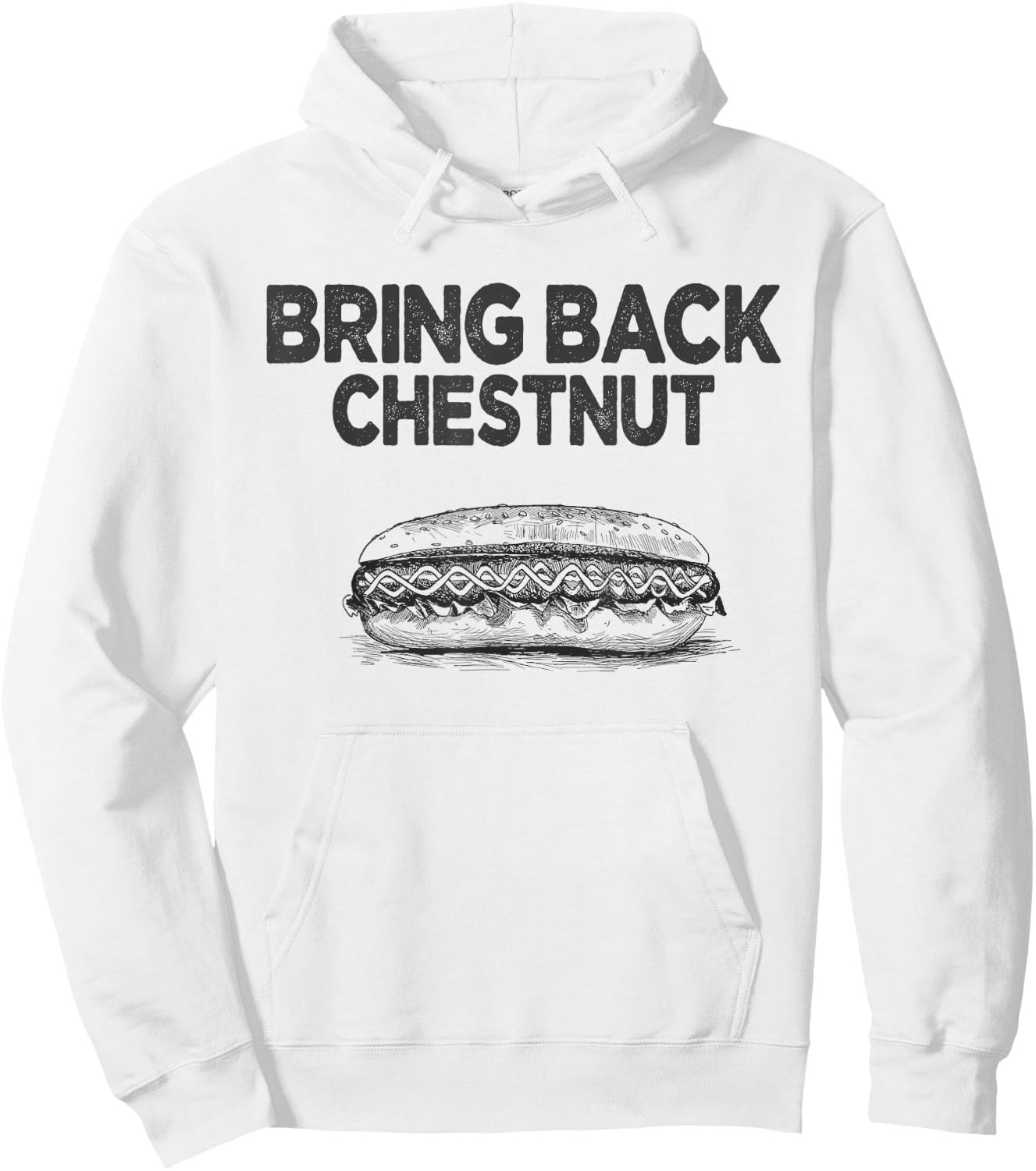Bring Back Chestnut- Winner Hoodie - Hoodie | White