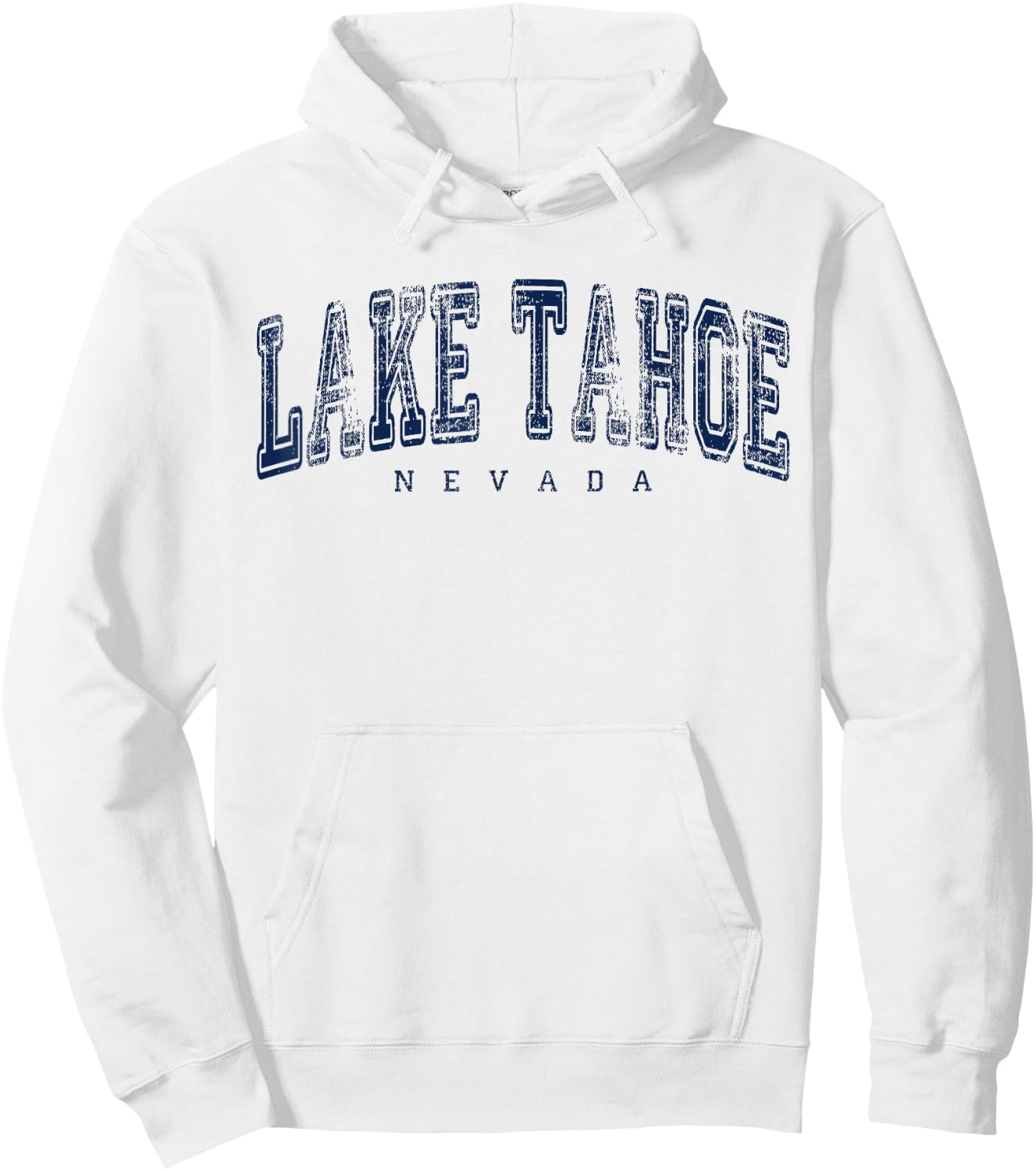 Lake Tahoe Nevada Vintage Retro US City State Travel Hoodie - Hoodie | White
