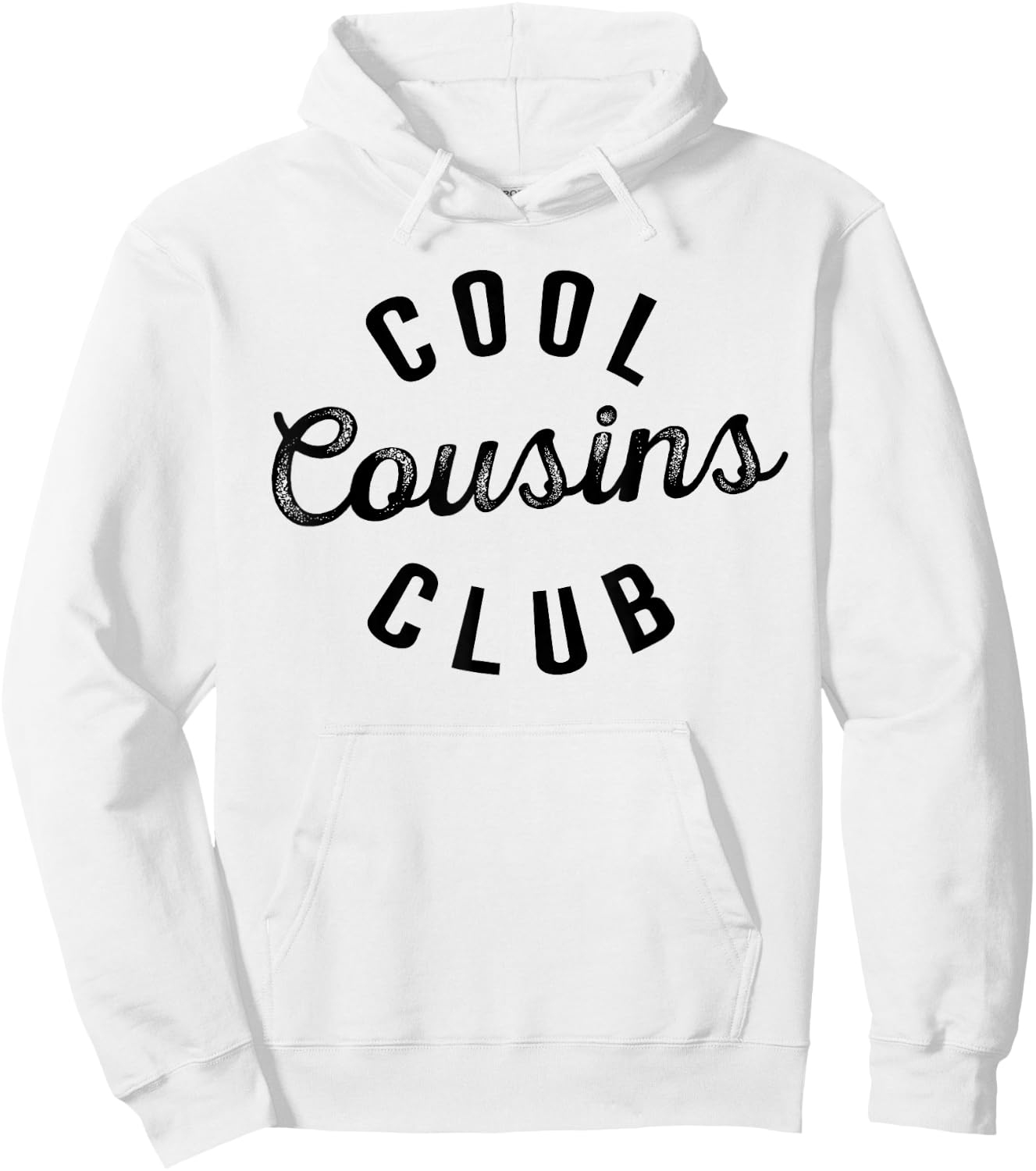 Cool Cousin Club retro Cousin Matching Family Crew sqaud Hoodie - Hoodie | White