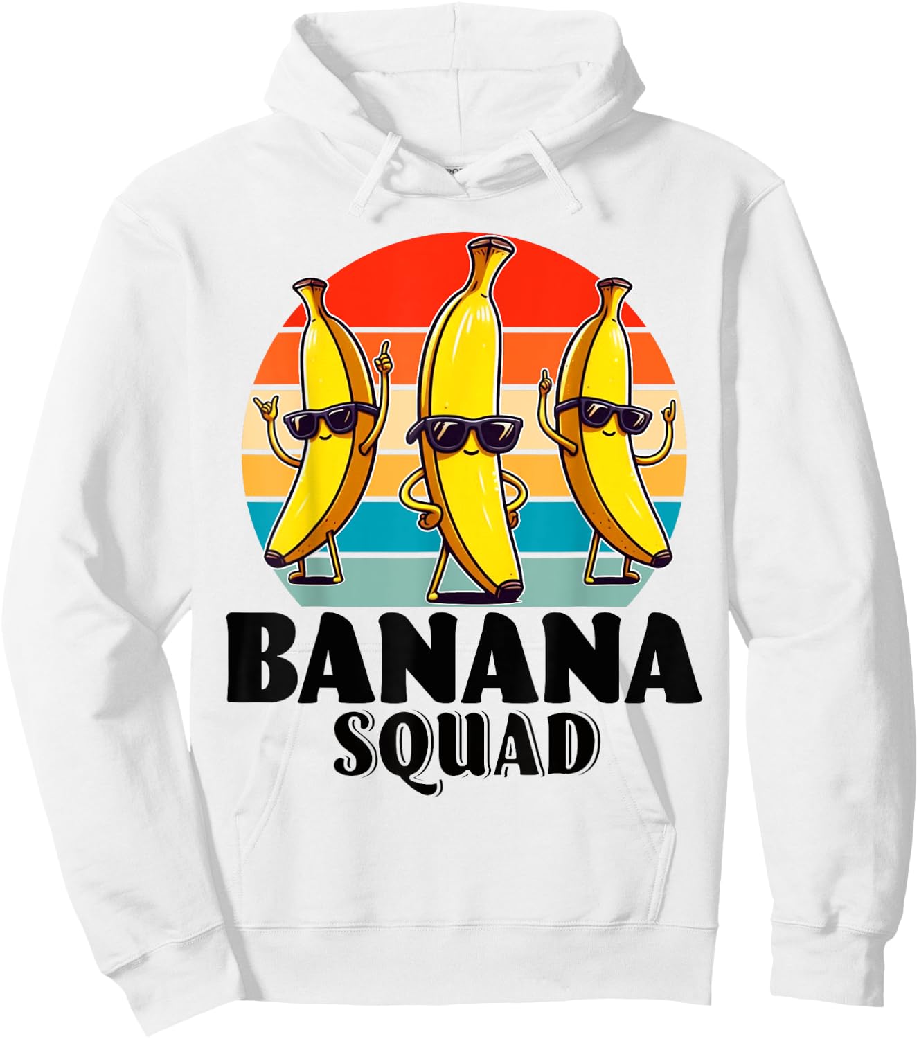 Bananas Shirt Men Women Cute Banana Gifts Funny Banana Squad Hoodie - Hoodie | White