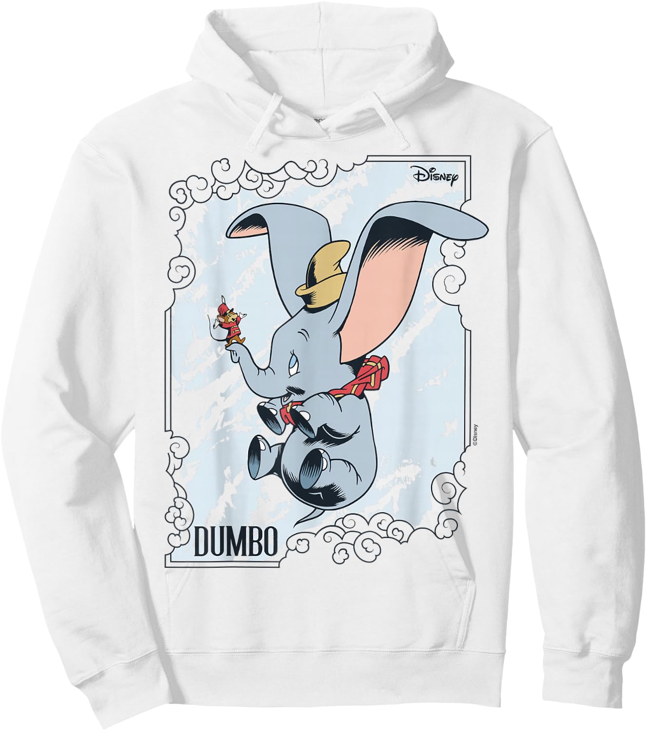 Dumbo - Vintage Timothy Mouse Hoodie - Hoodie | White