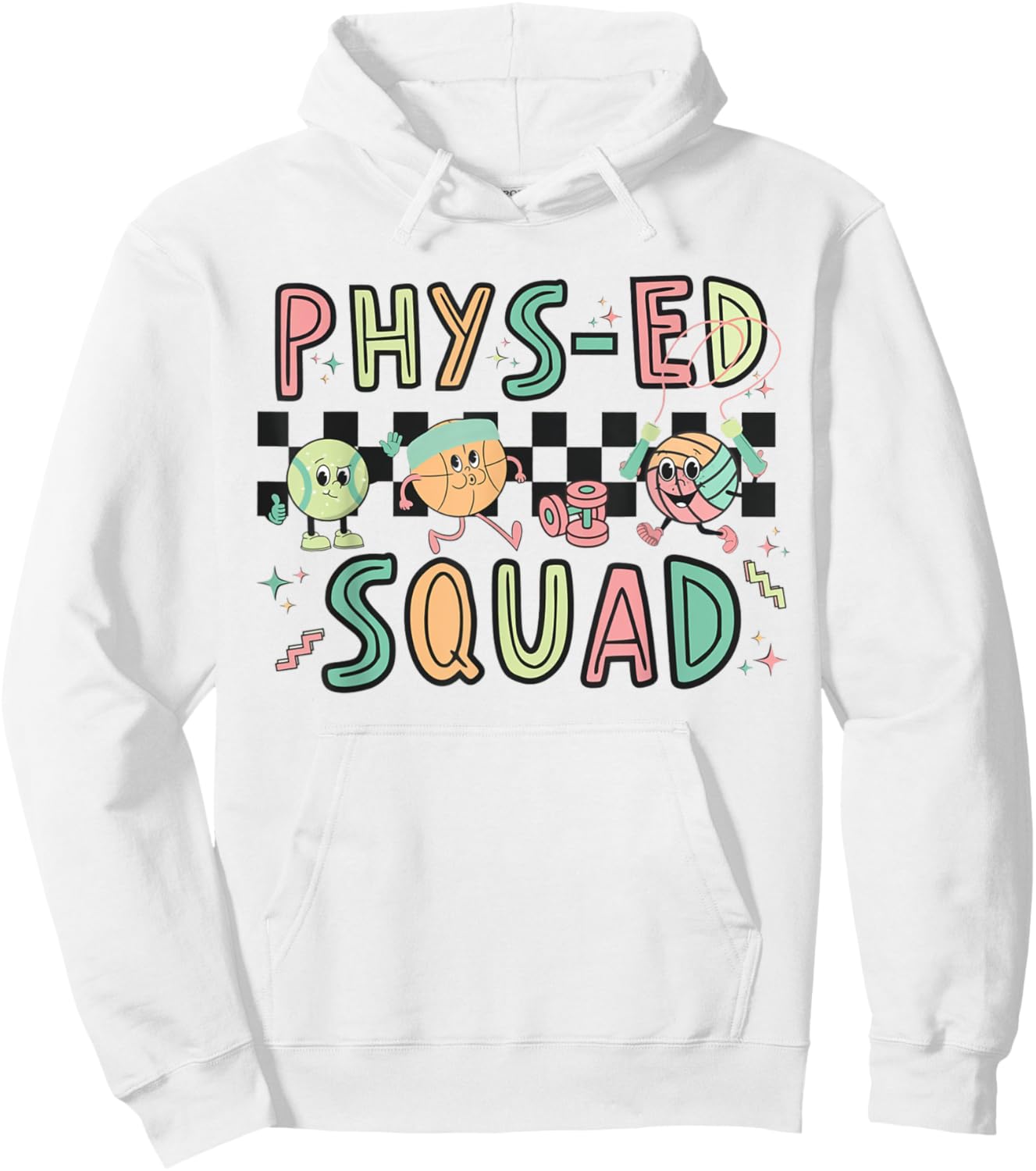 Phys-ED Squad Physical Education Teacher Specials Teacher Women Girls Kids Hoodie - Hoodie | White