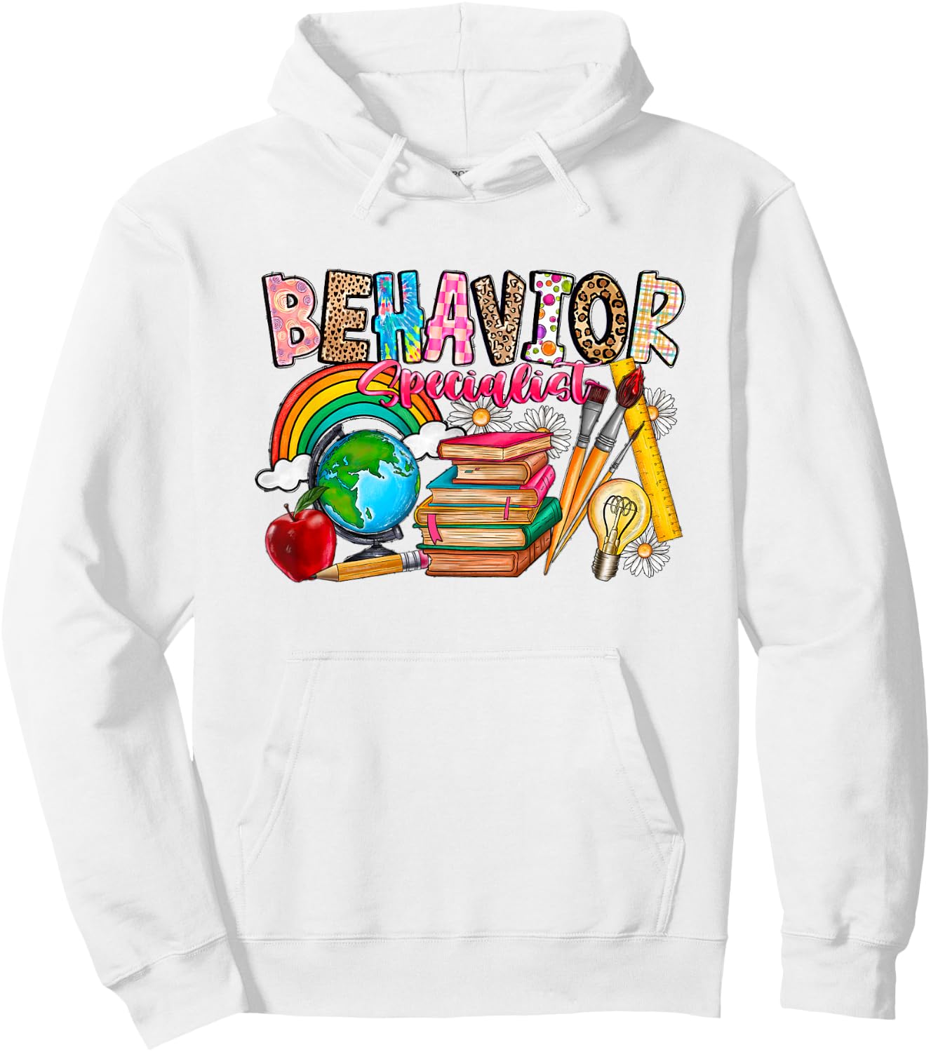Behavior Specialist 100 Days Of School Back To School Women Hoodie - Hoodie | White