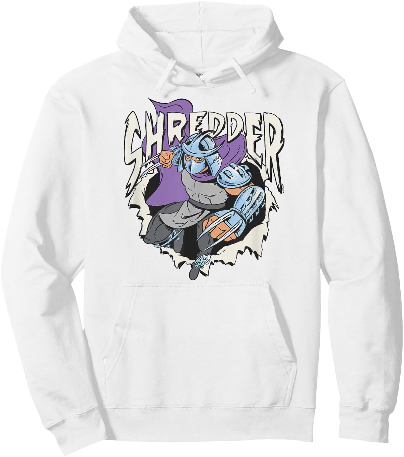 Teenage Mutant Ninja Turtles - Shredder Foot Clan Hoodie - Hoodie | White
