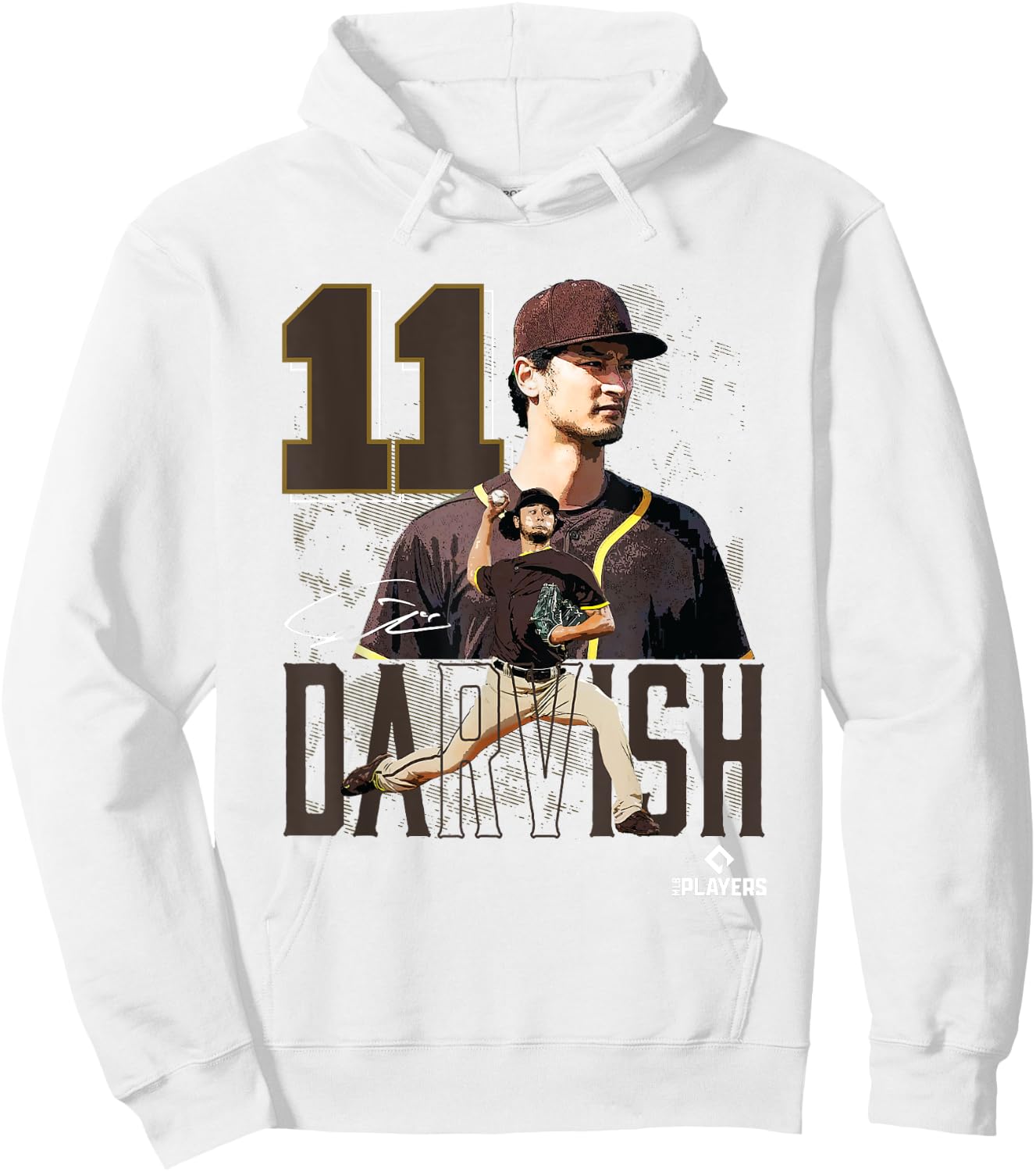 Yu Darvish | San Diego Baseball Players | MLBYDH3003 Hoodie - Hoodie | White