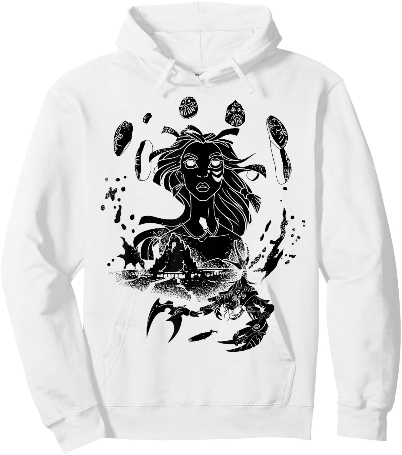 Disney Atlantis: The Lost Empire Kida Heart of Atlantis Small Hoodie - Hoodie | White
