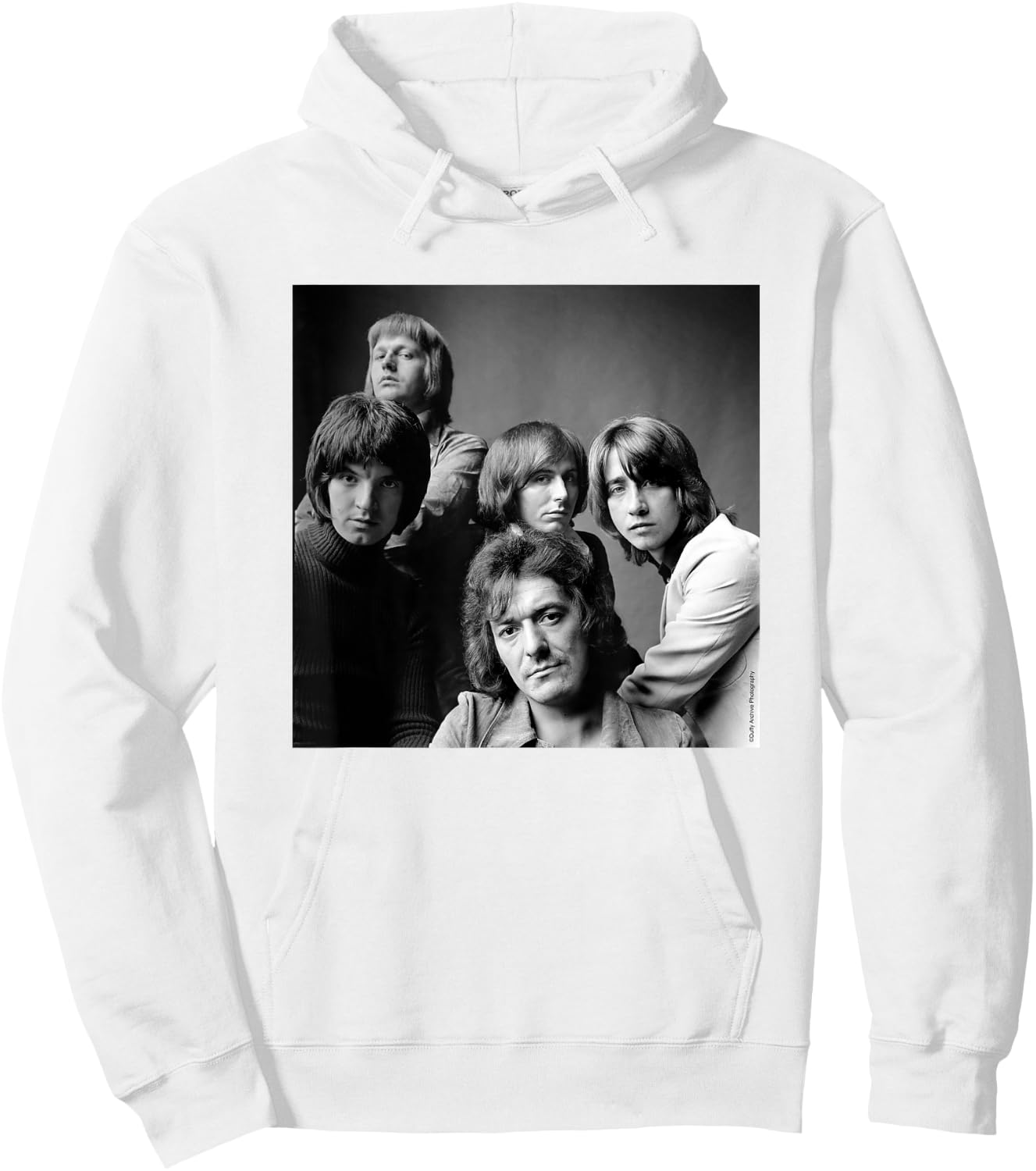 Duffy Archive Photography The Hollies Band Portrait 1972 Hoodie - Hoodie | White