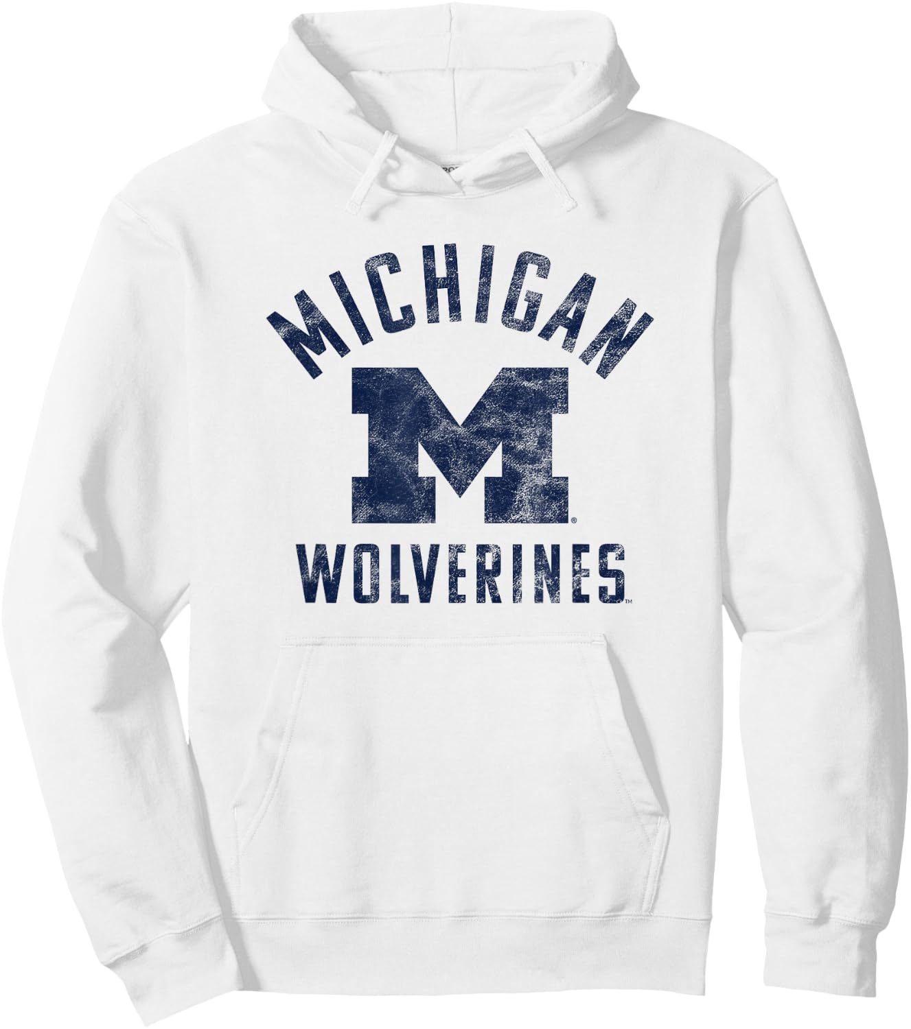 University of Michigan Wolverines U of M Large Hoodie - Hoodie | White