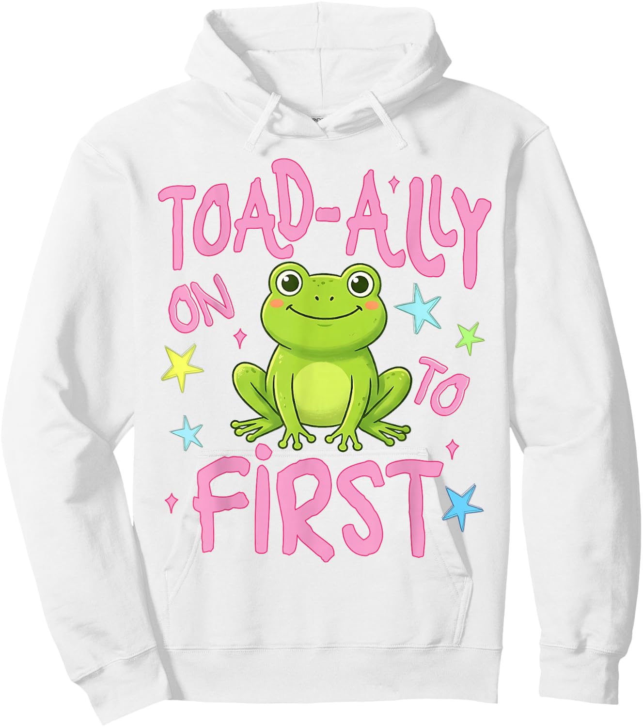 Toad-Ally On to First Grade Last Day of School Teacher Kids Hoodie - Hoodie | White