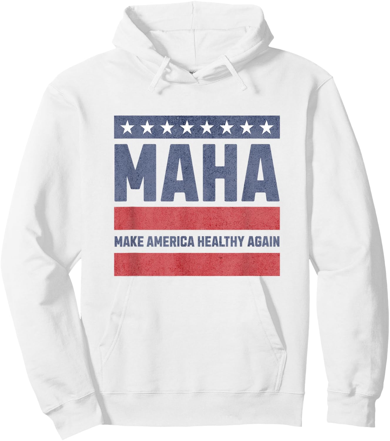 MAHA - Make America Healthy Again Hoodie - Hoodie | White