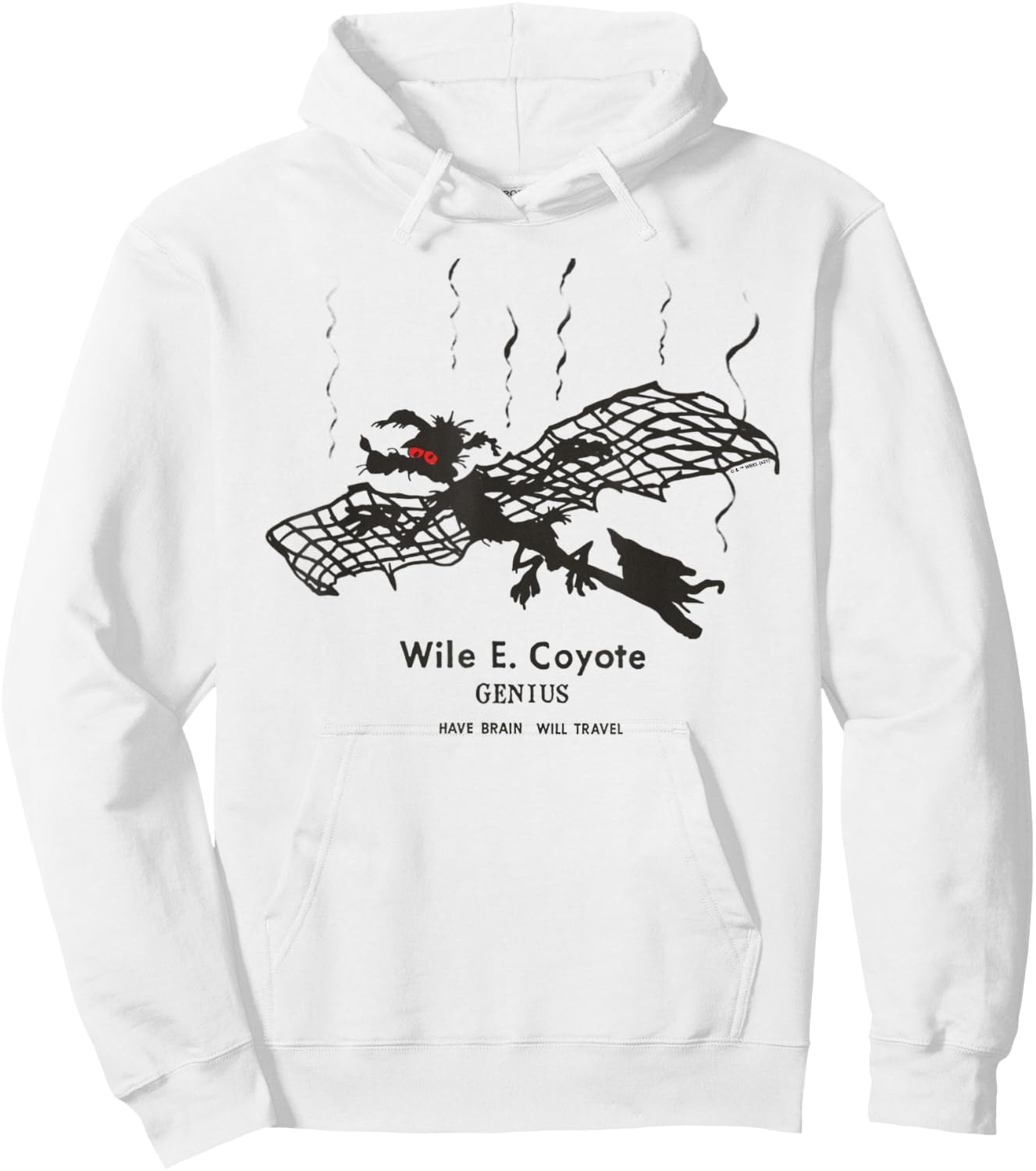 Looney Tunes Wile E. Coyote Crispy Flier Hoodie - Hoodie | White