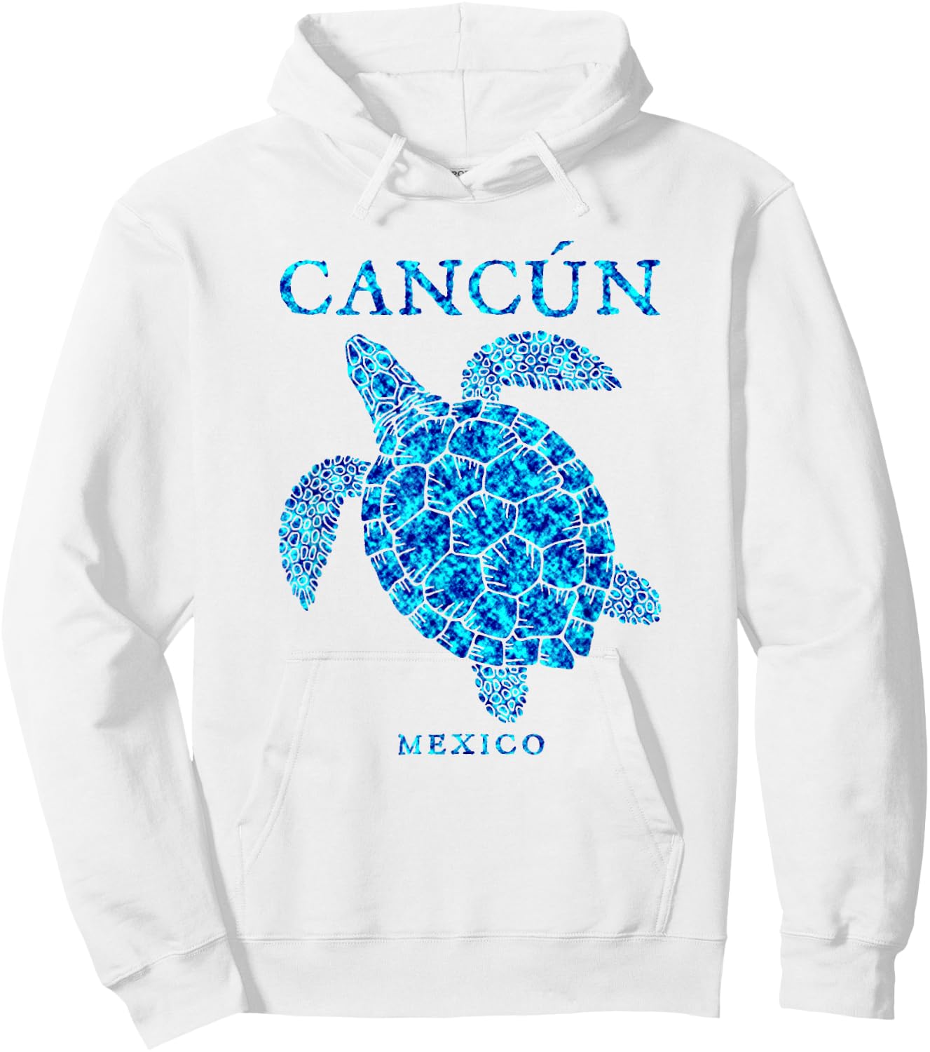 Cancun Mexico Sea Turtle Boys Girls Toddler Hoodie - Hoodie | White