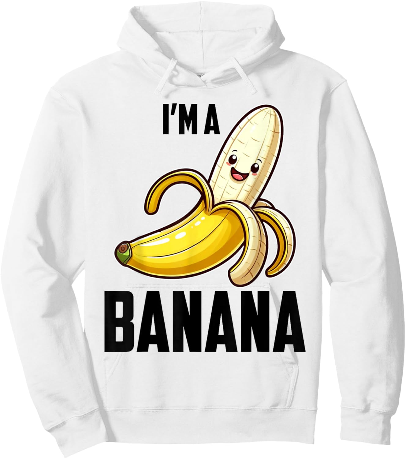 Kids Kawaii Bananas Shirt Men Women Cute Banana Funny Banana Hoodie - Hoodie | White