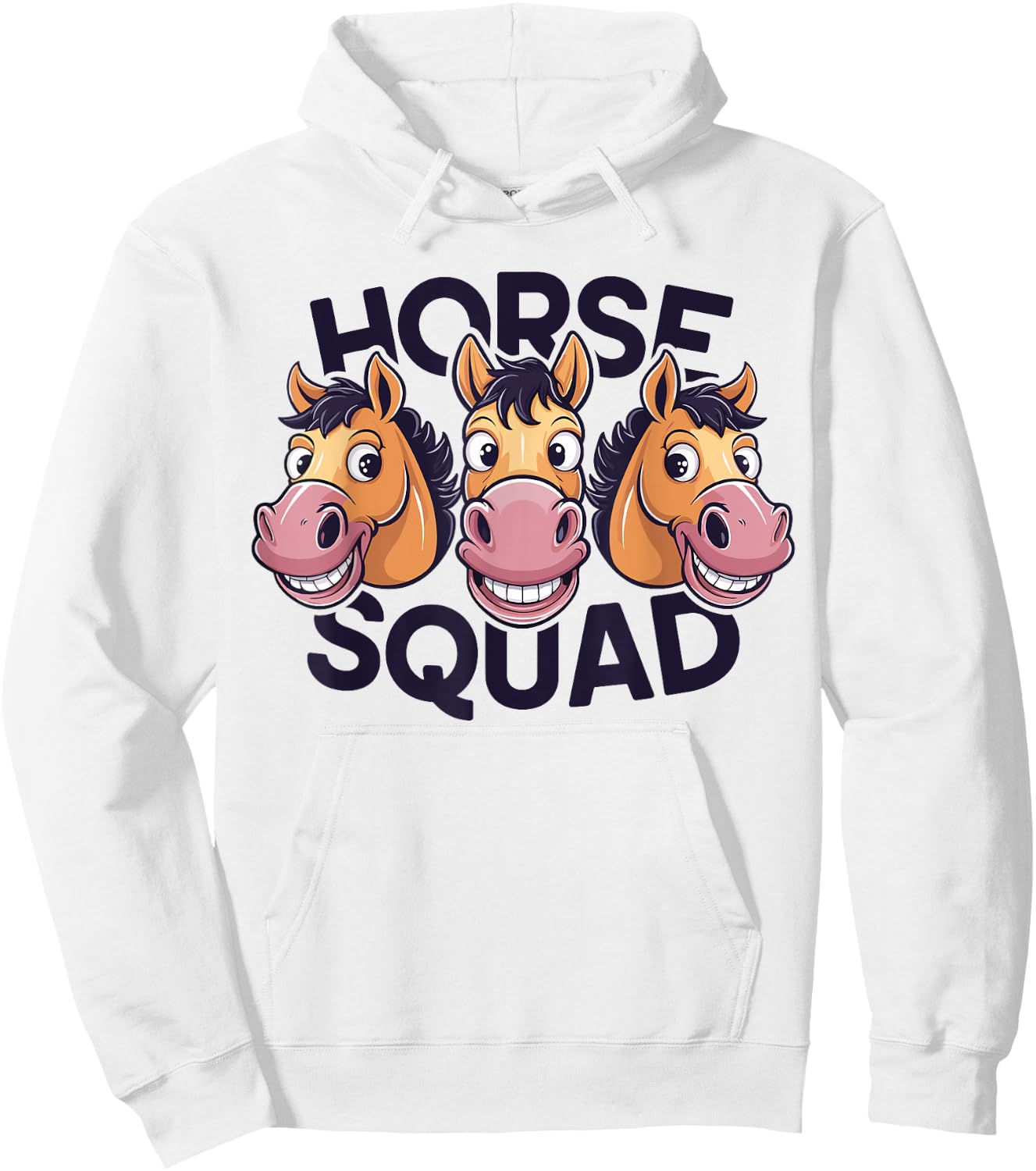 Horse Squad for Horse Lover Shirt | Cool Horse Hoodie - Hoodie | White