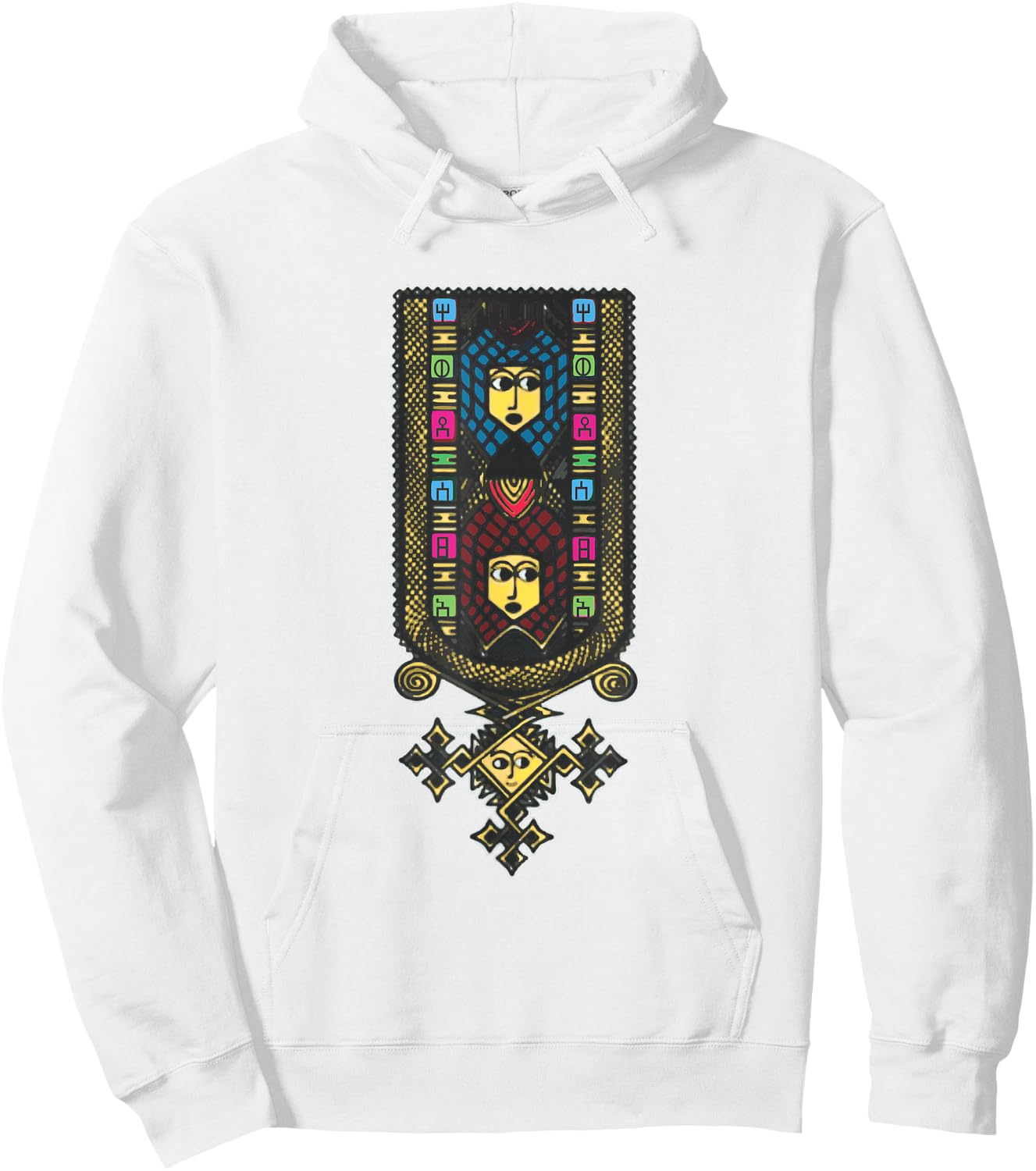 Ethiopian Traditional Eritish Traditional Hoodie - Hoodie | White